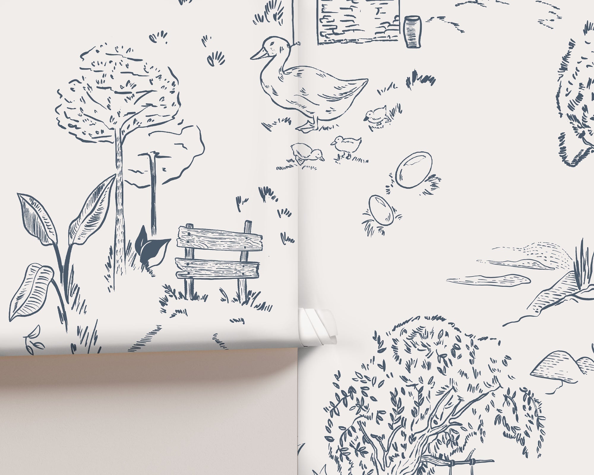 Busy Brook Wallpaper
