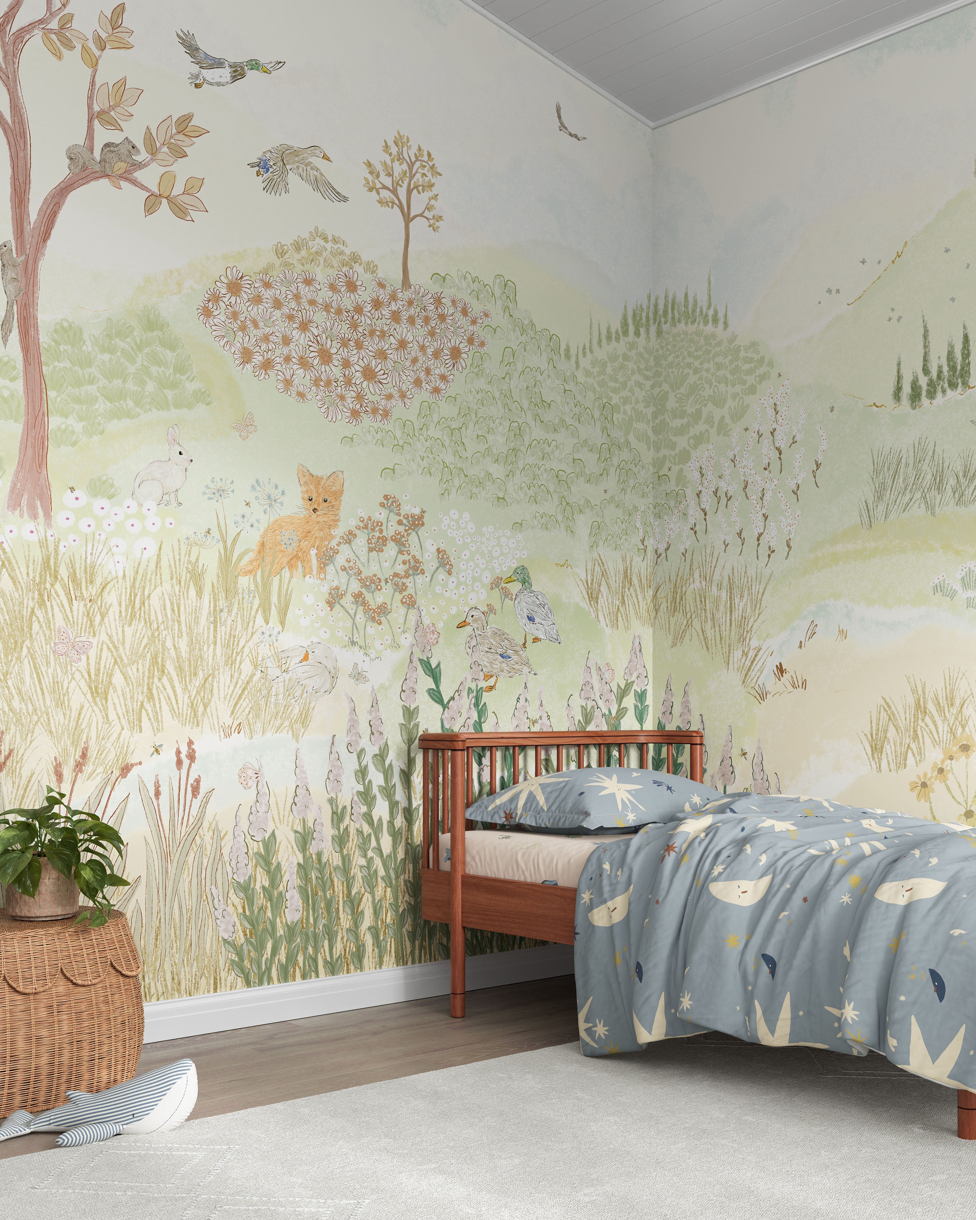 Rolling Meadow Wall Mural