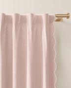 Scallop Edge Blackout Curtain