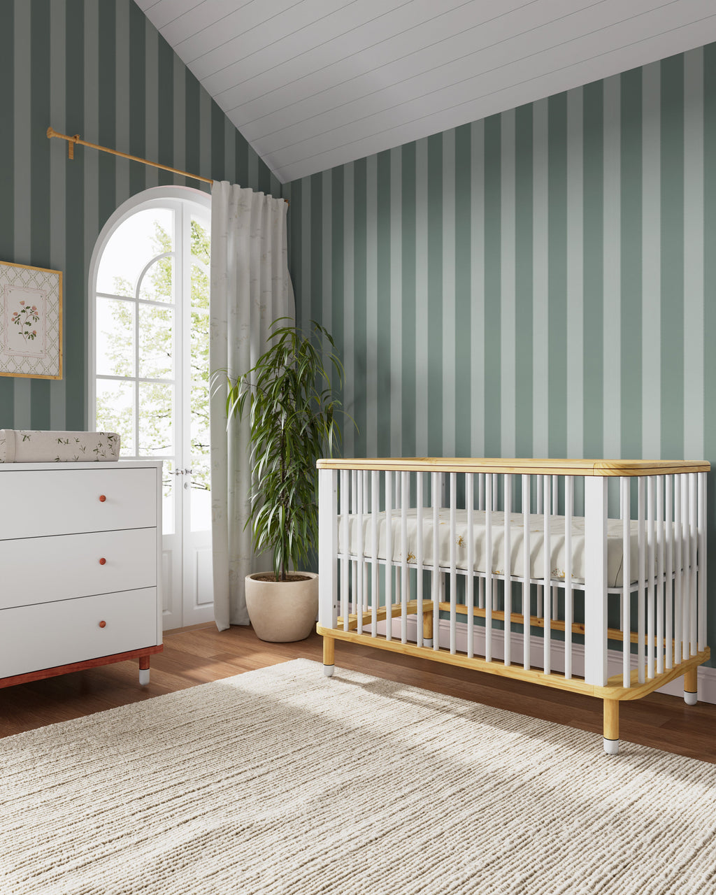 Dipped Stripe Wallpaper