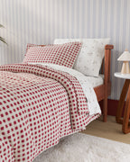 Gingham Twin Duvet Cover Set