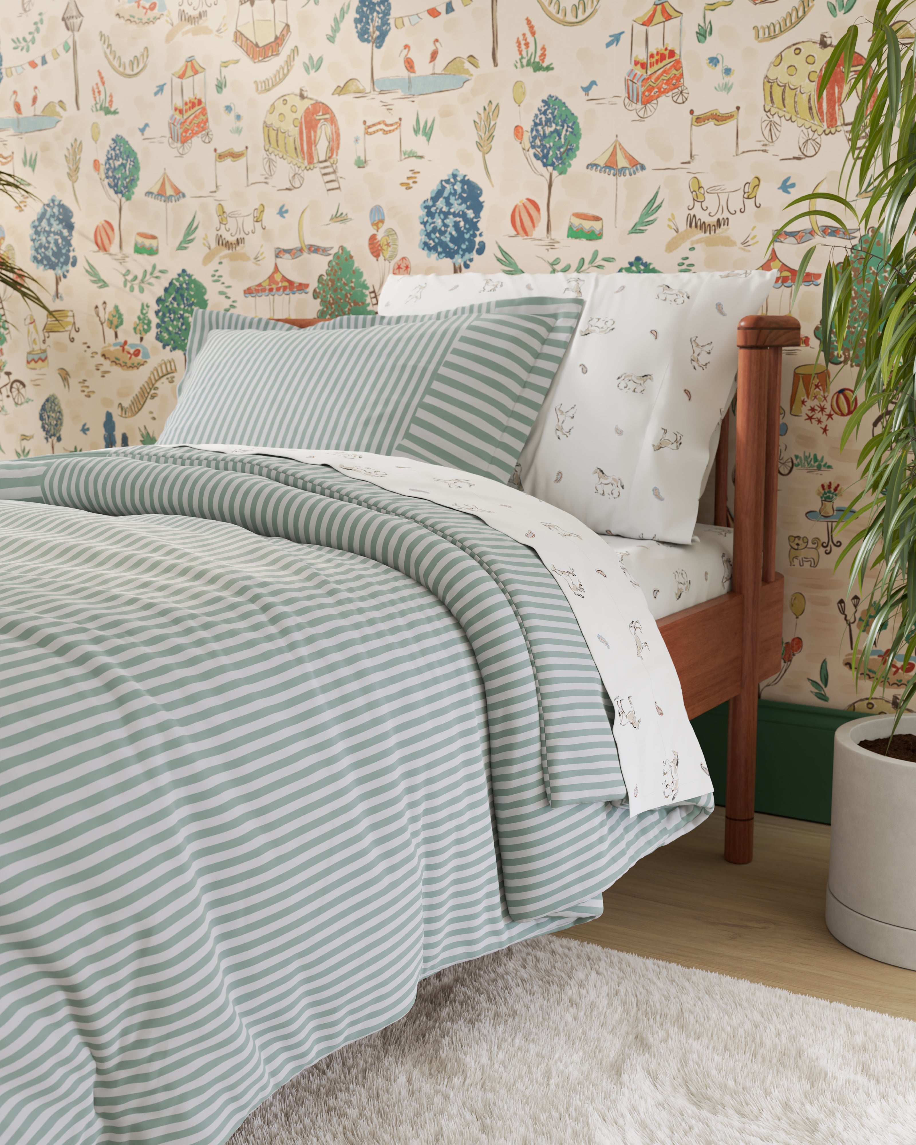 Patchwork Twin Duvet Cover Set