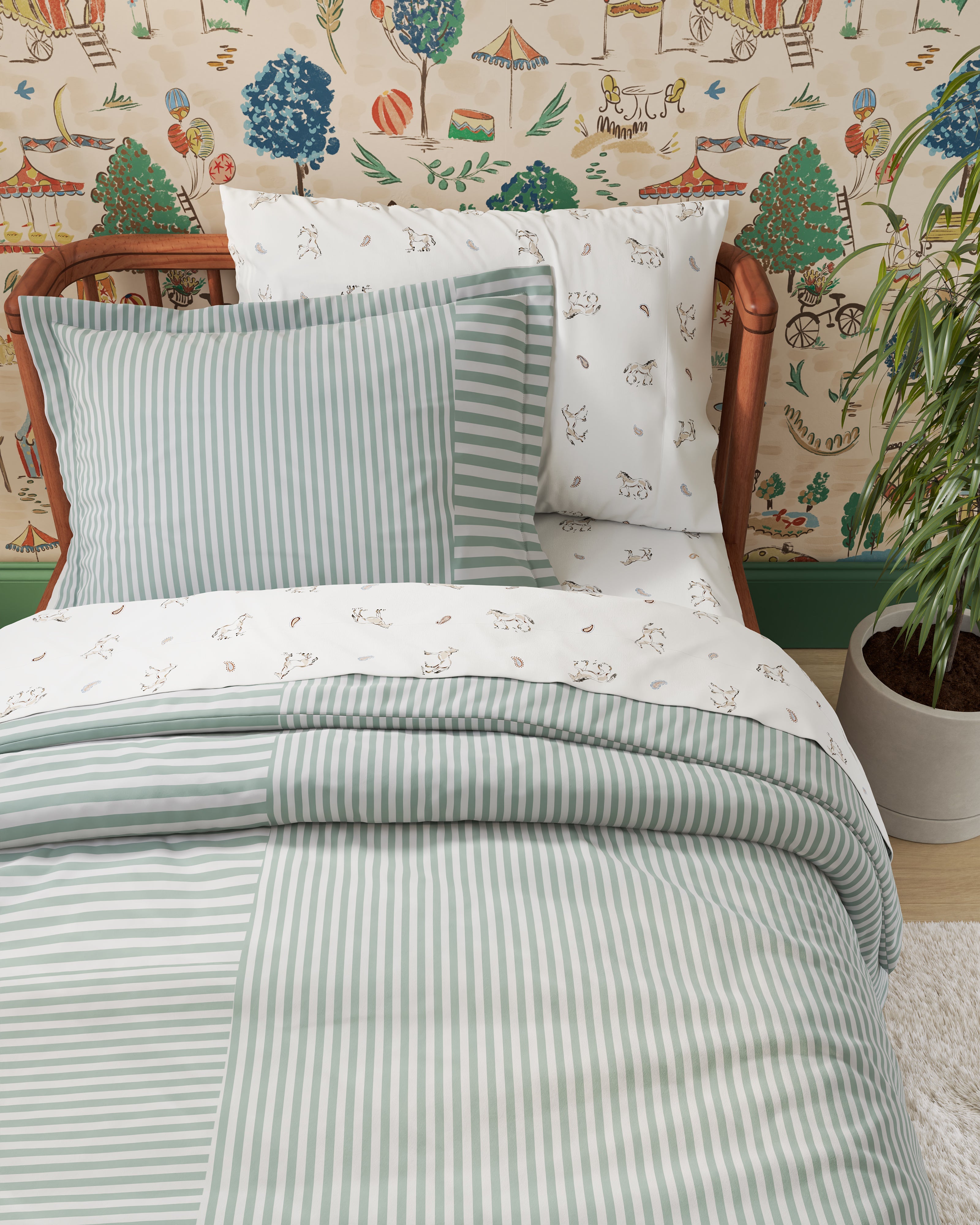 Patchwork Twin Duvet Cover Set