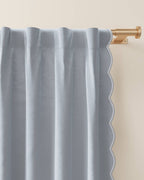 Scallop Edge Blackout Curtain