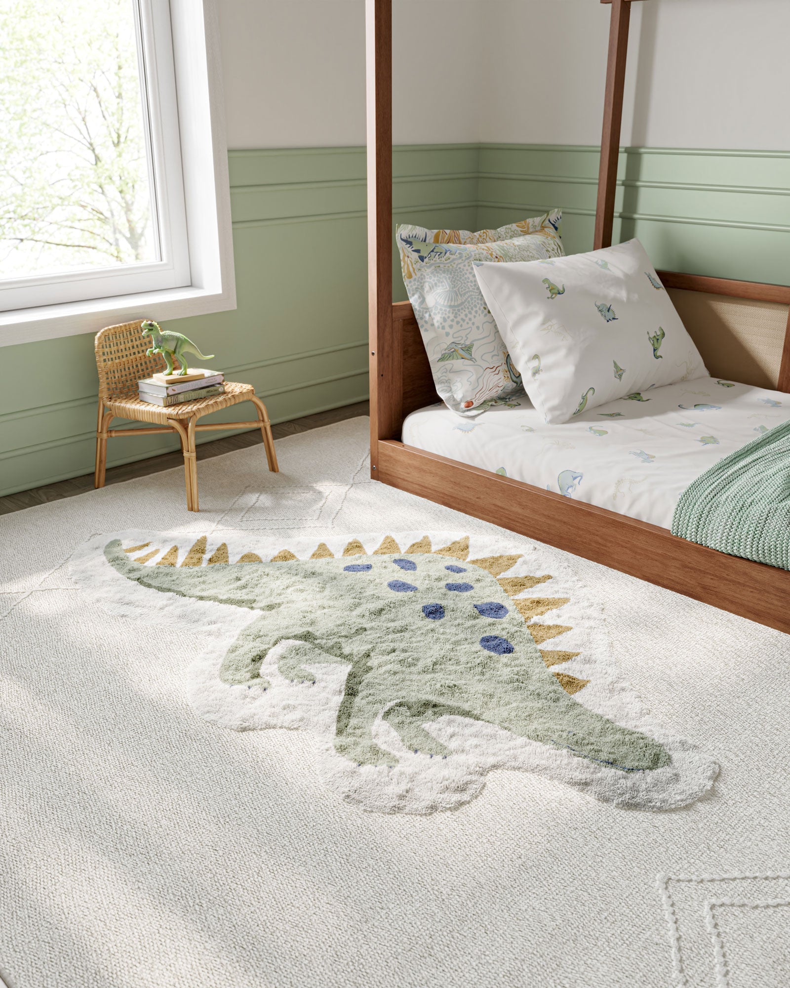Stegosaurus Washable Rug