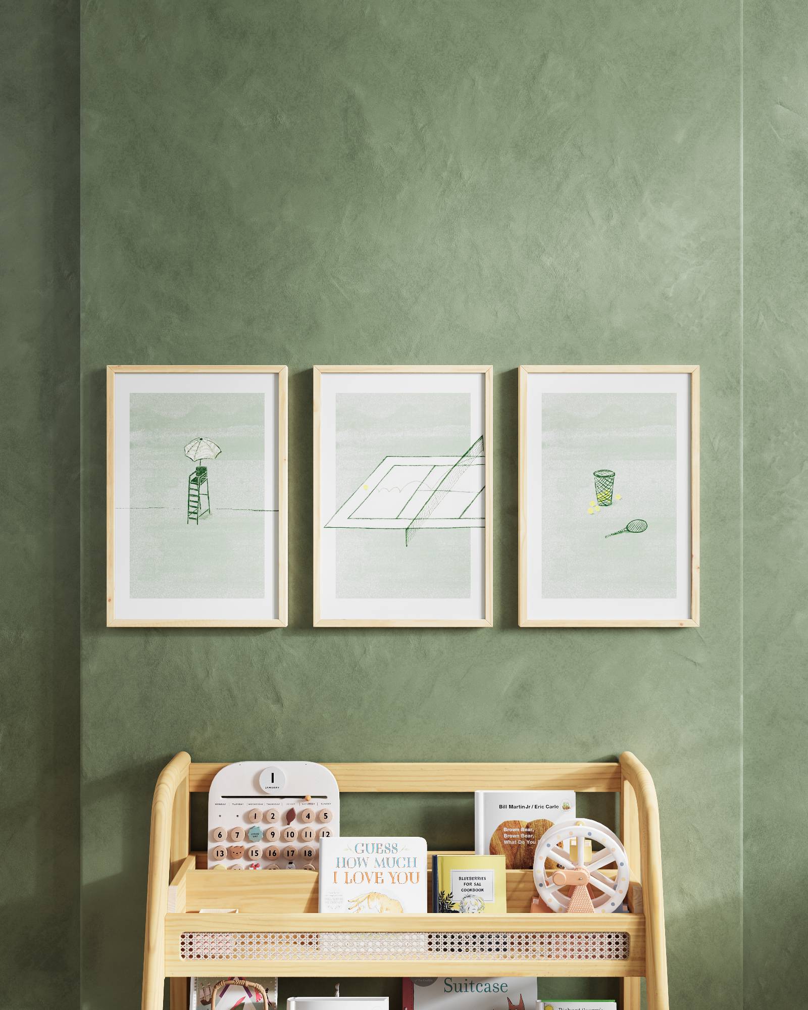 Tennis Ace Wall Art Set