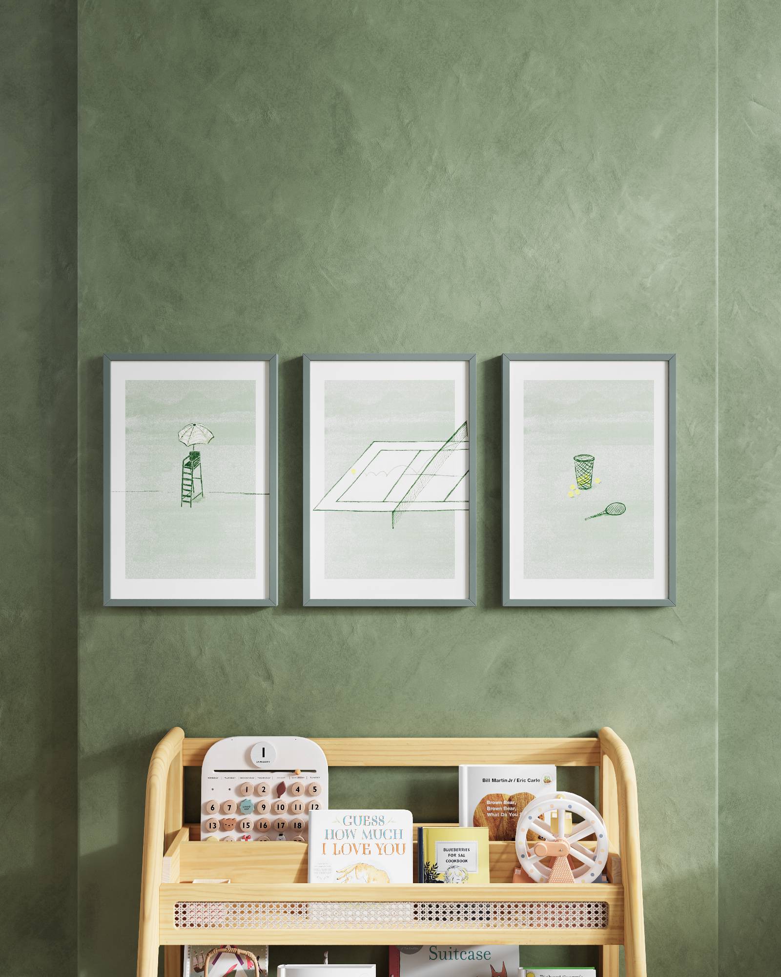 Tennis Ace Wall Art Set