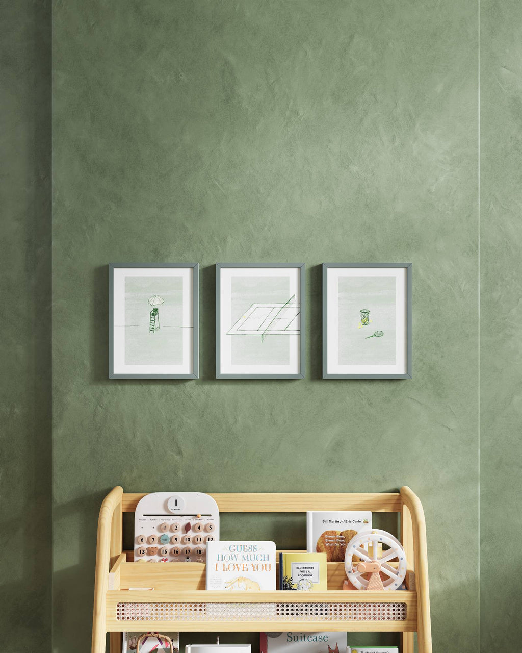 Tennis Ace Wall Art Set