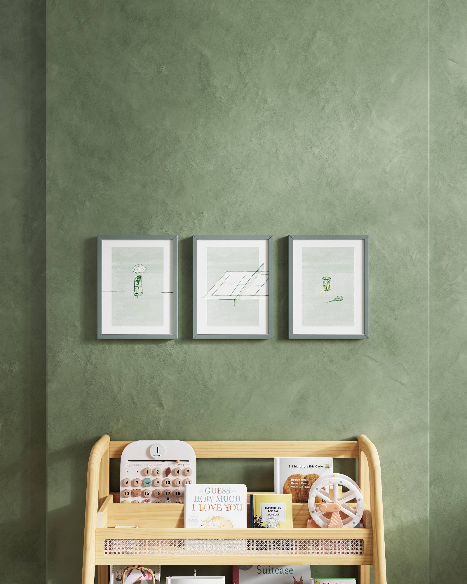 Tennis Ace Wall Art Set