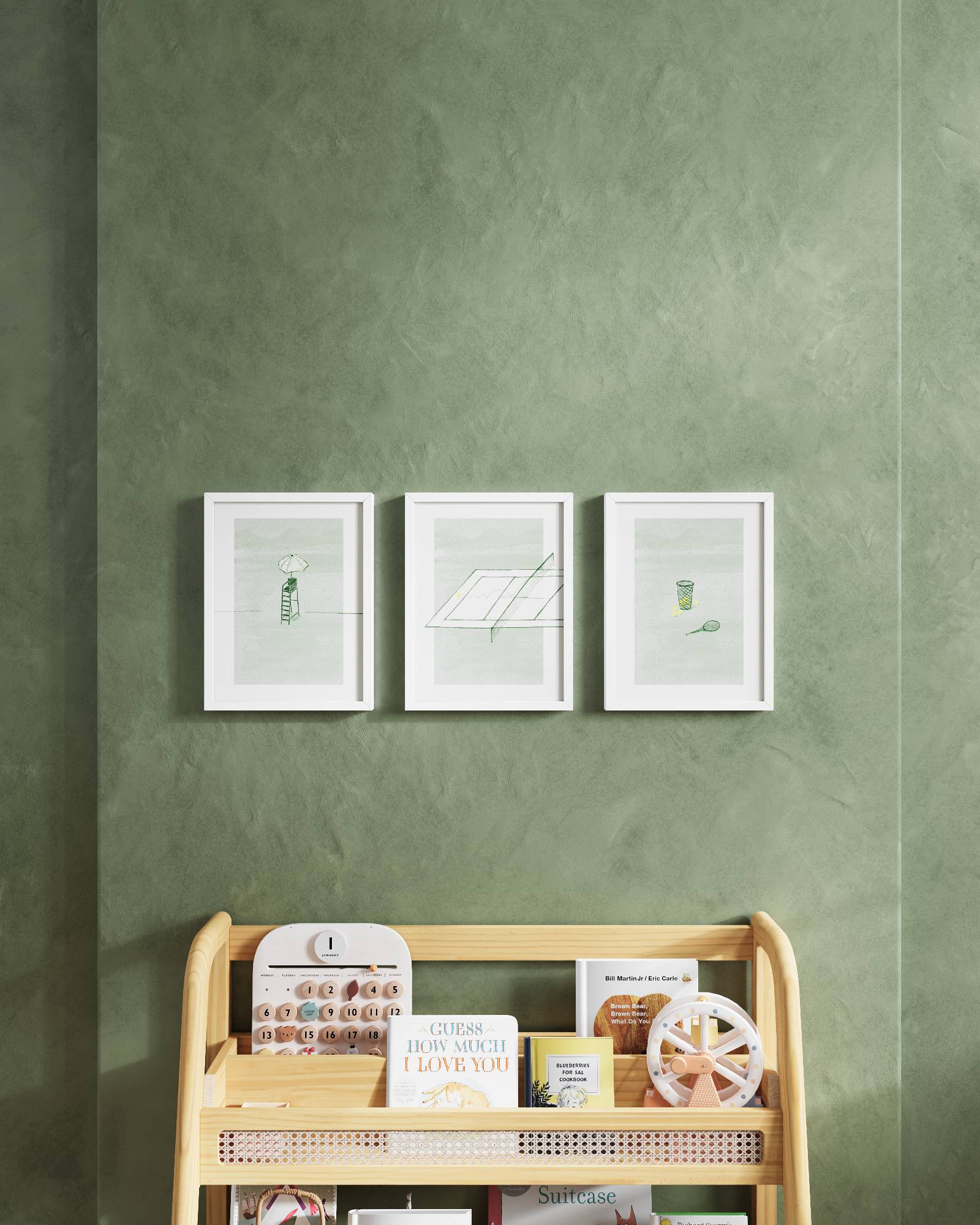 Tennis Ace Wall Art Set