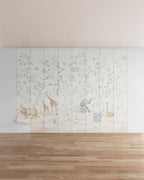 Safari Friends Wall Mural