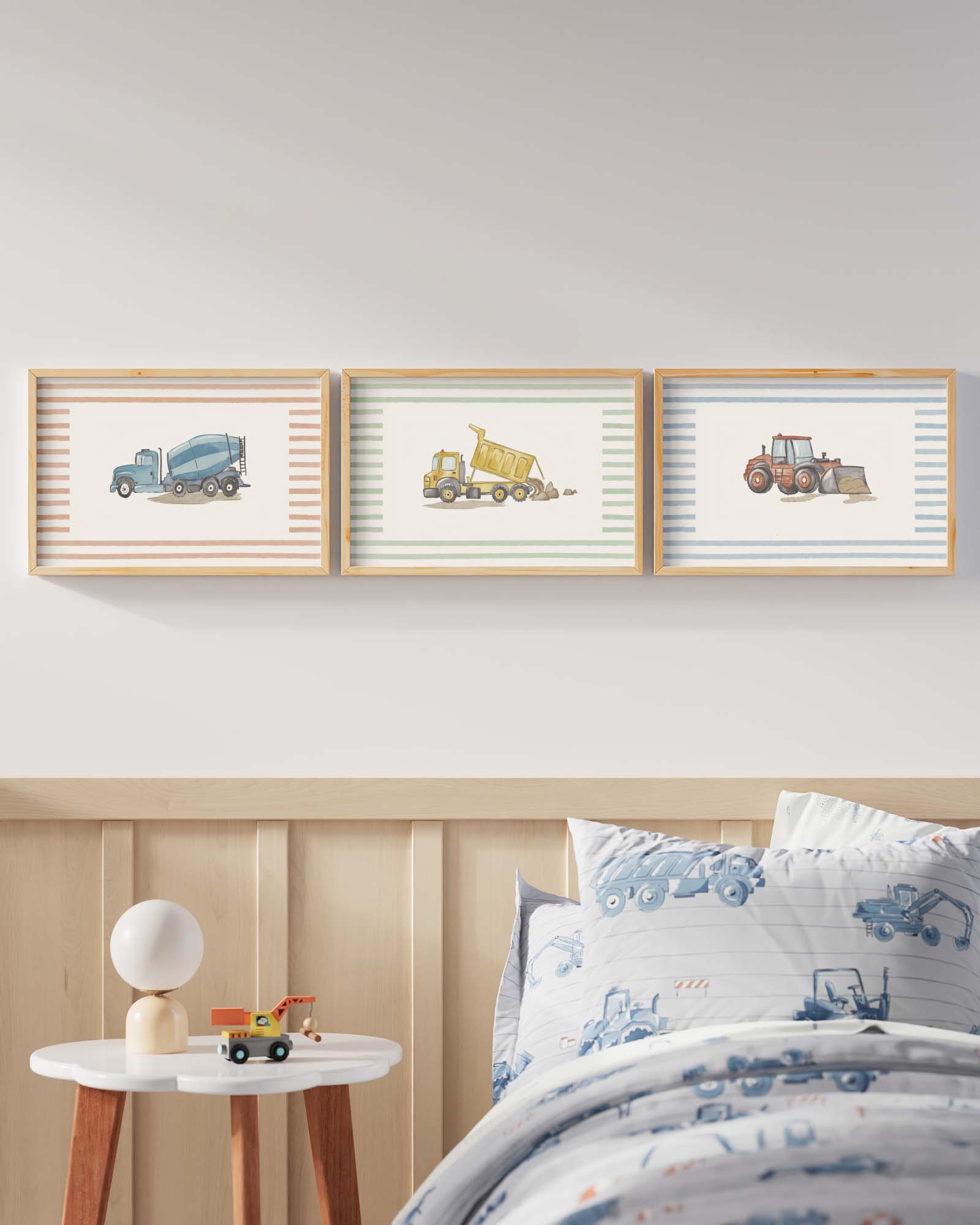 Road Work Framed Wall Art Set