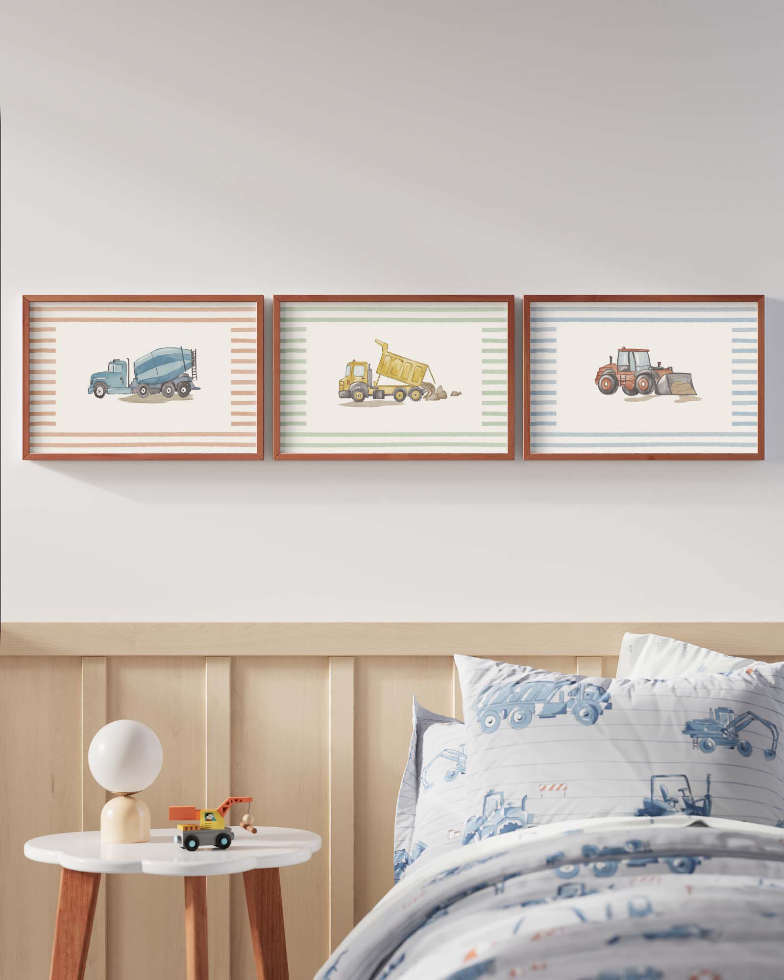 Road Work Framed Wall Art Set
