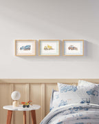 Road Work Framed Wall Art Set