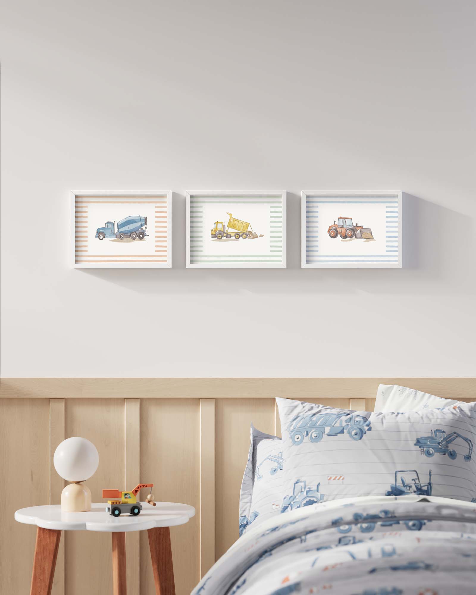 Road Work Framed Wall Art Set