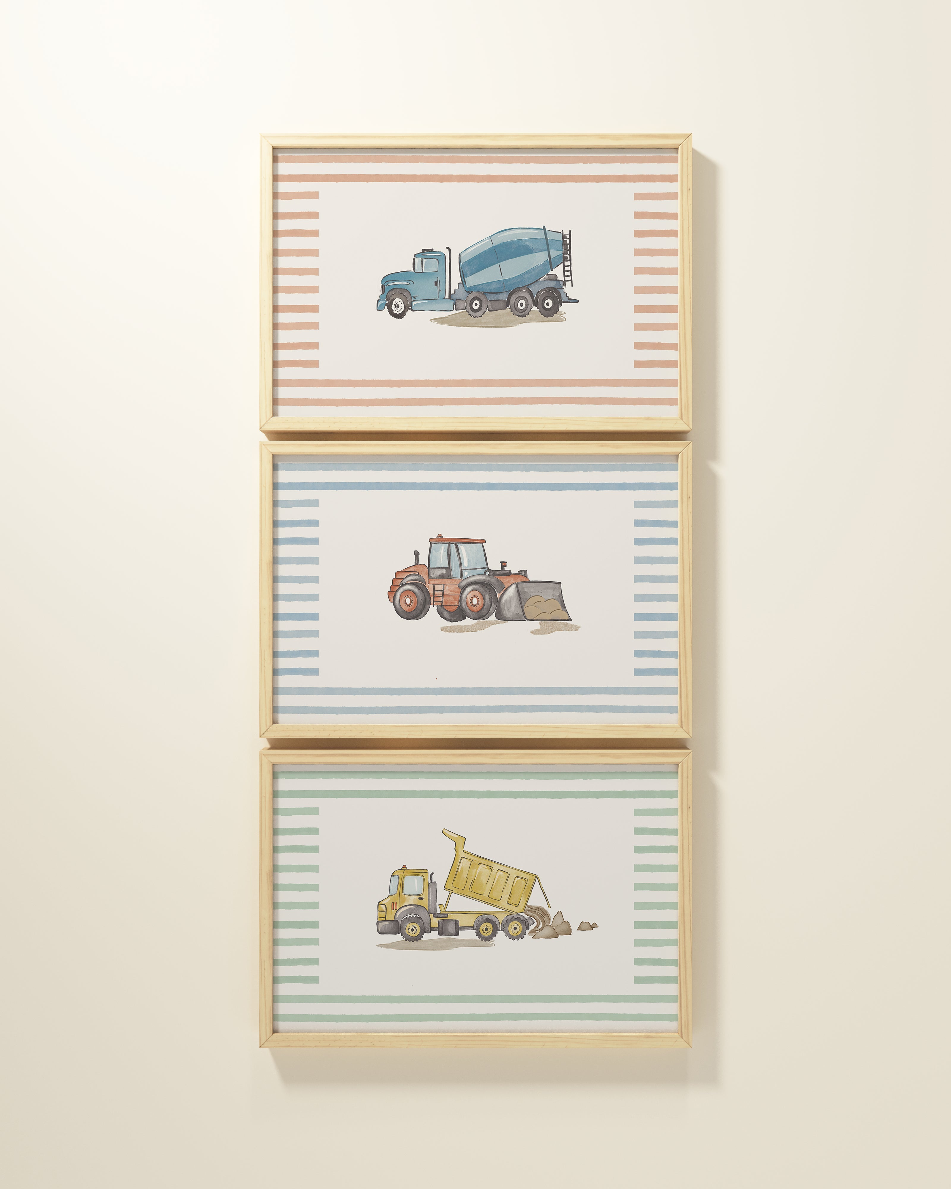 Road Work Framed Wall Art Set