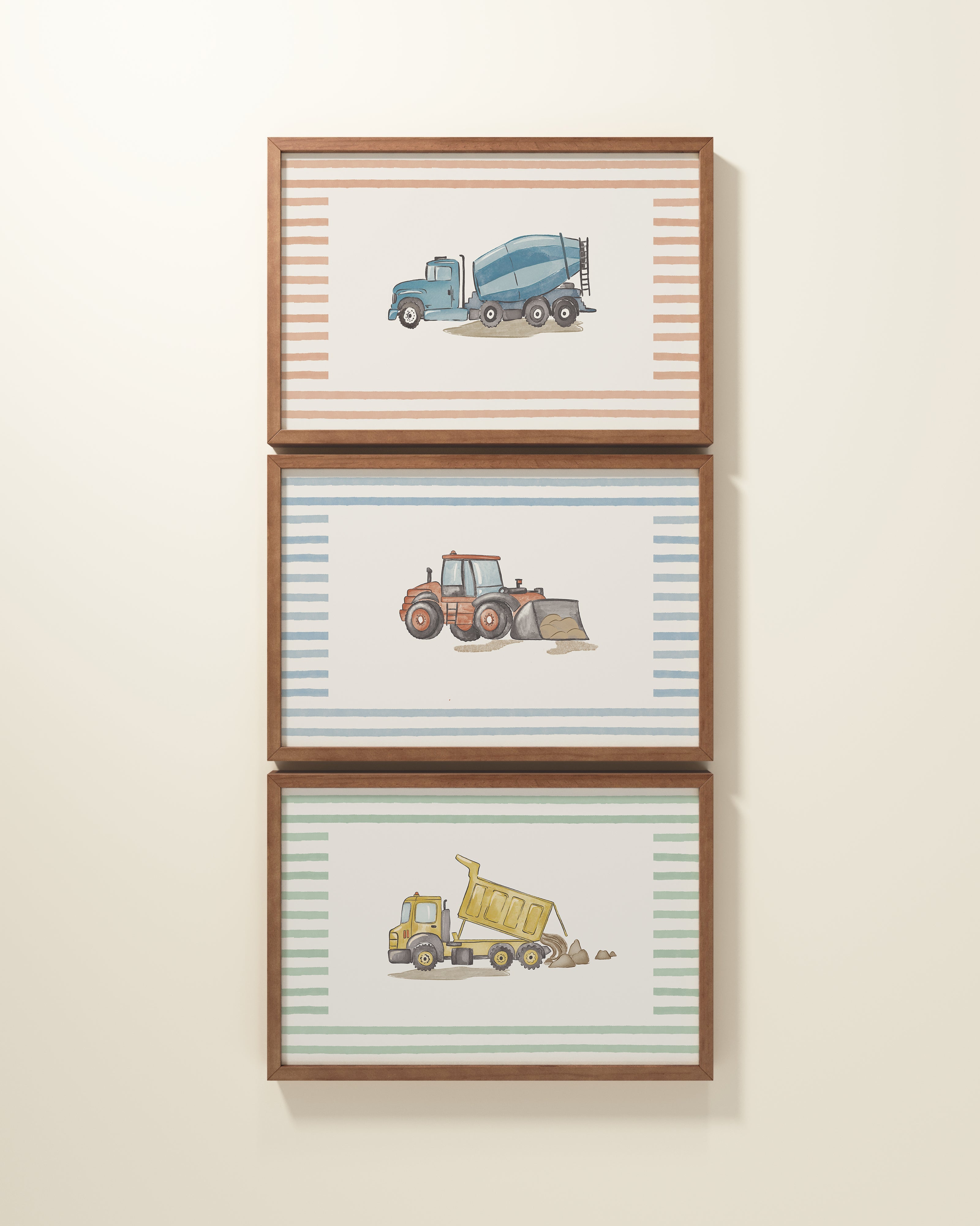 Road Work Framed Wall Art Set