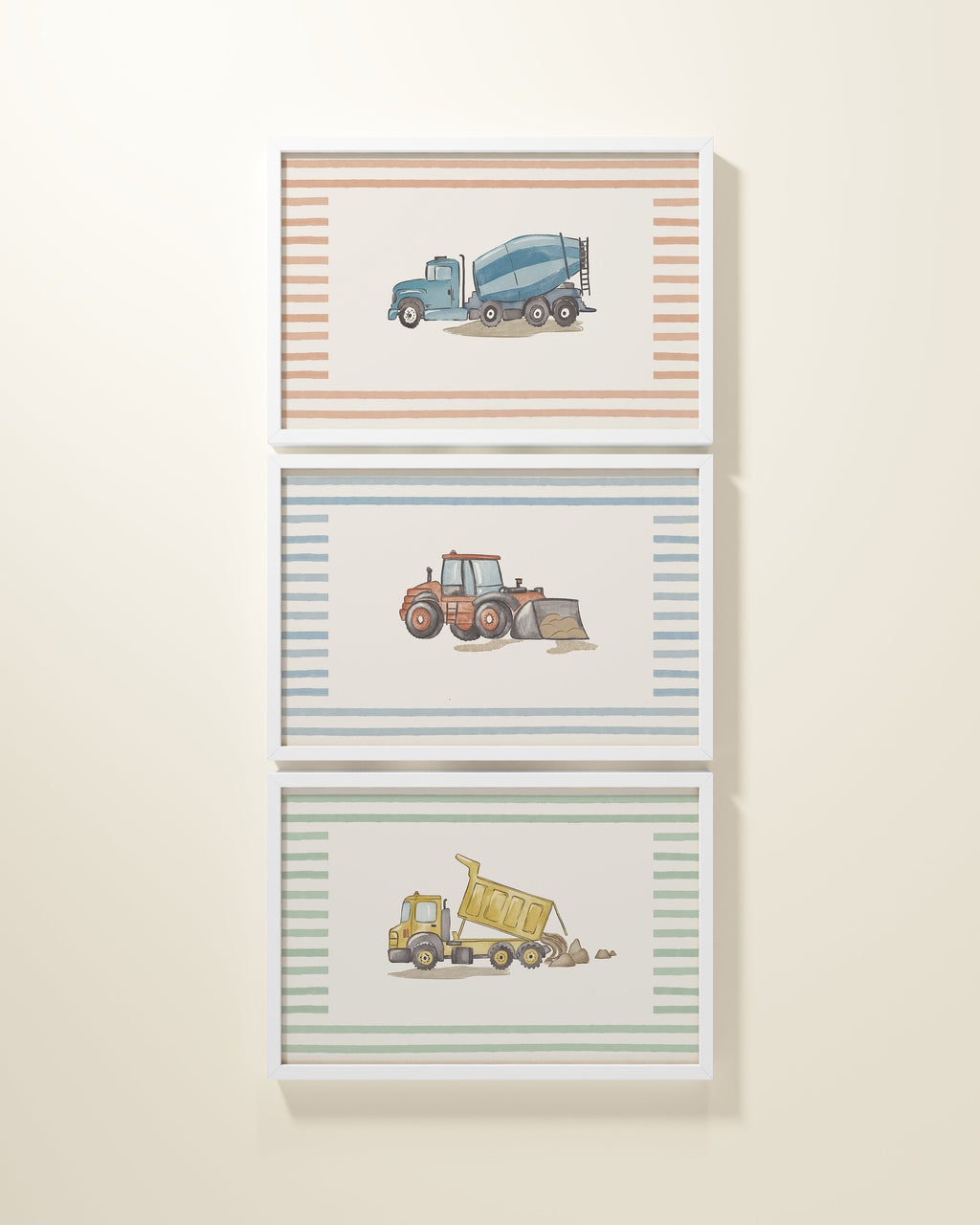 Road Work Framed Wall Art Set