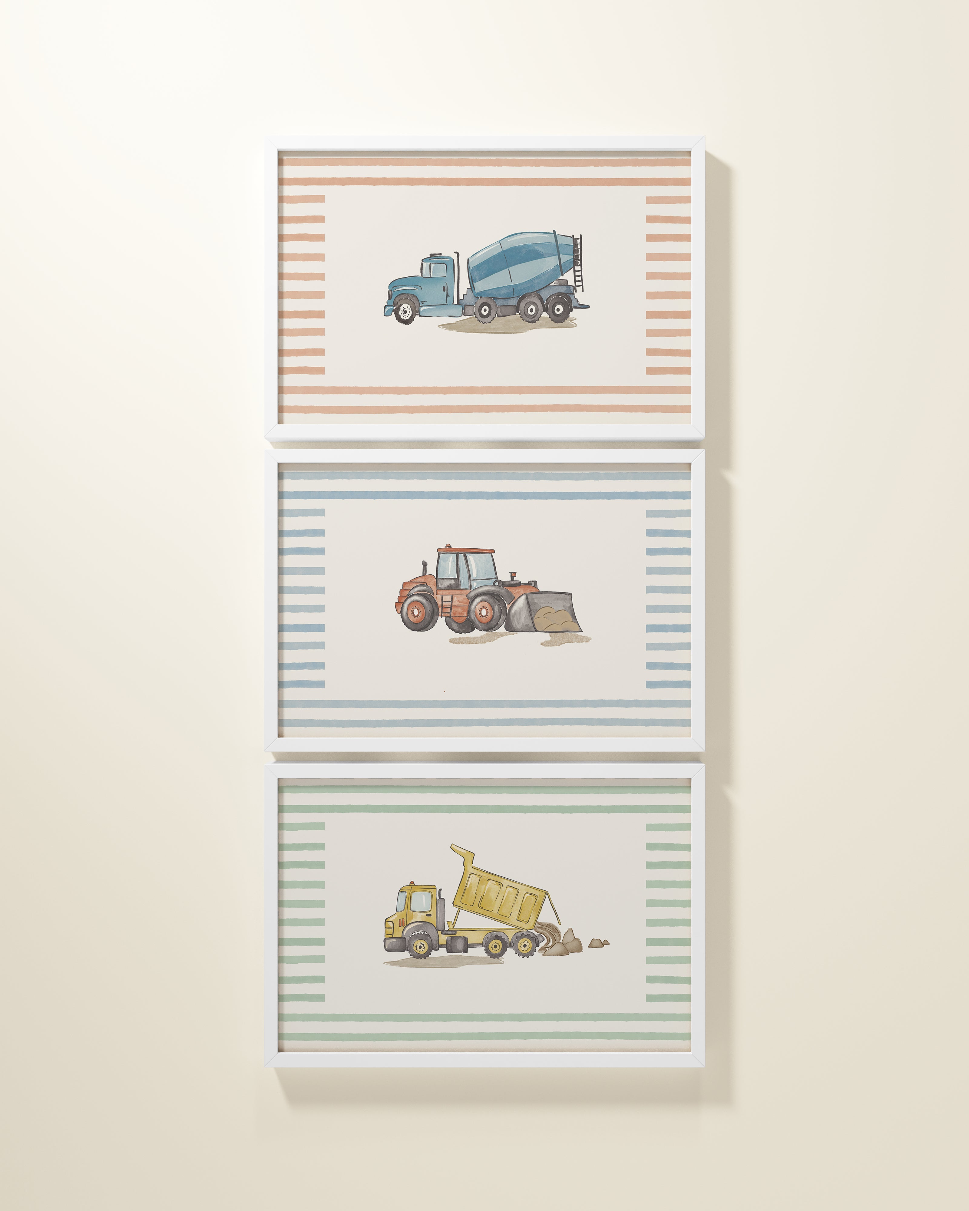 Road Work Framed Wall Art Set