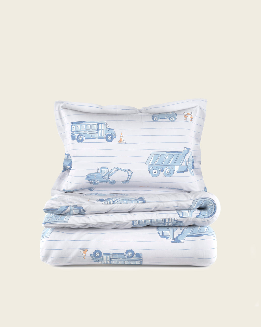 Road Work Twin Duvet Cover Set
