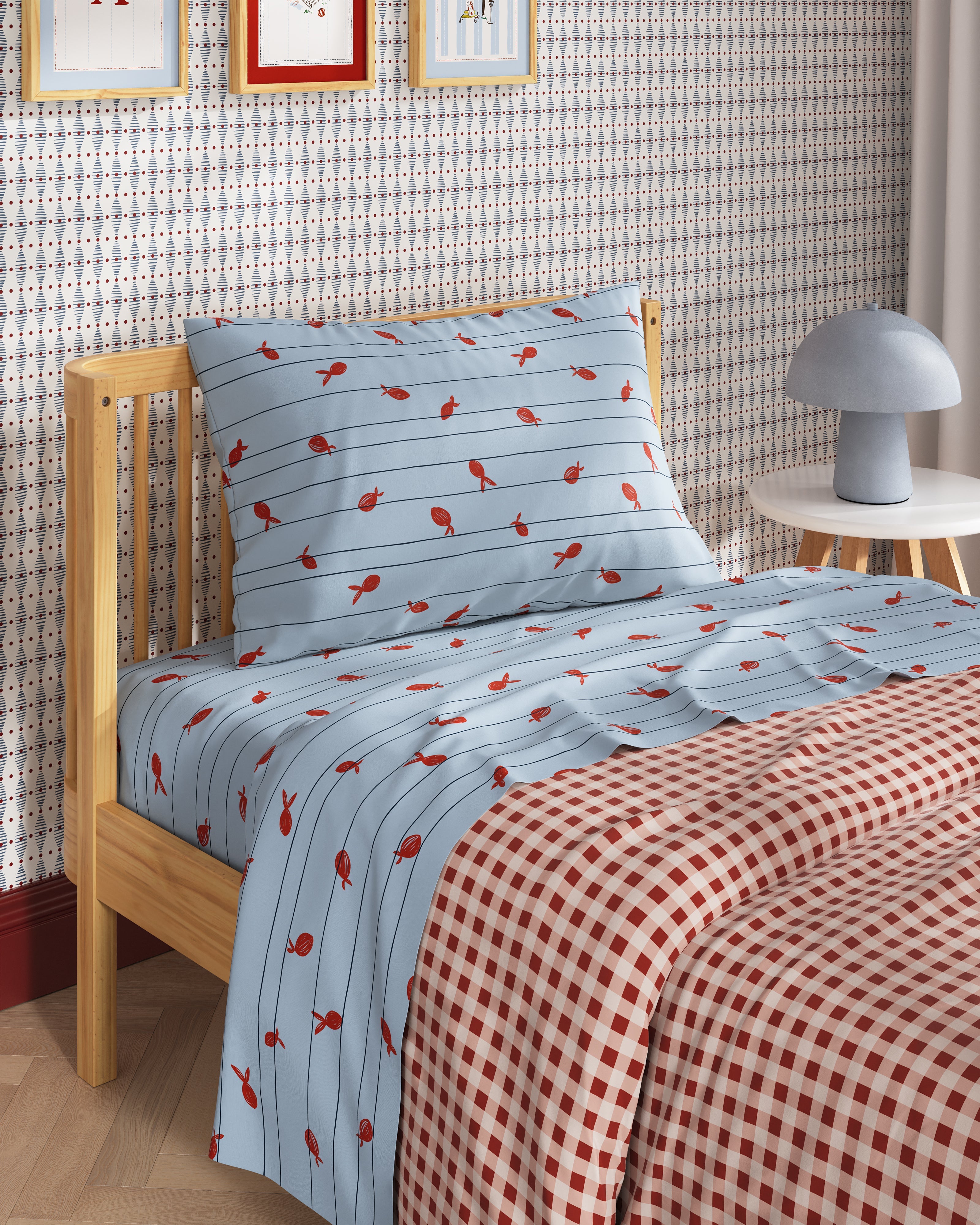 Little Fish Twin Sheet Set