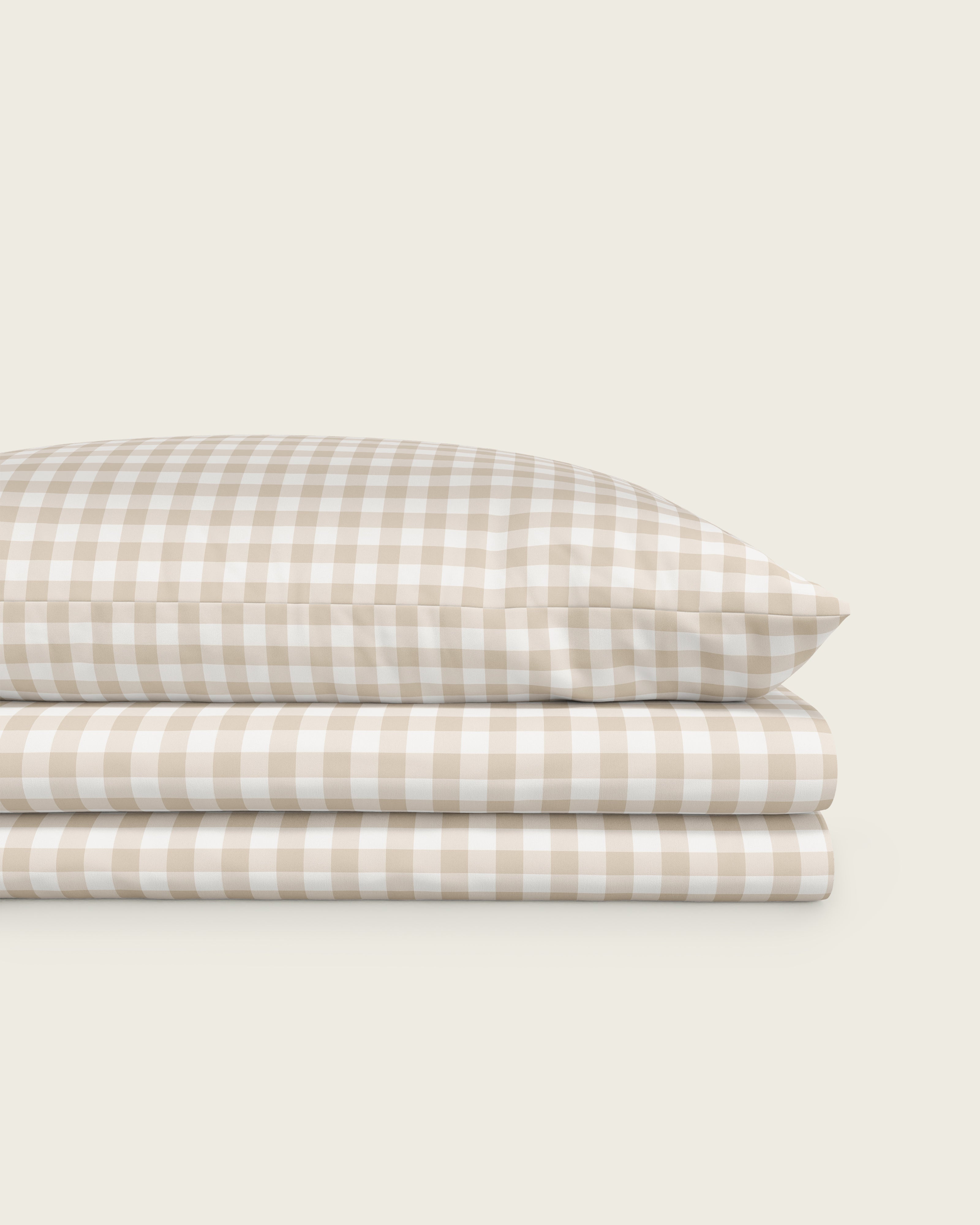 Gingham Twin Sheet Set