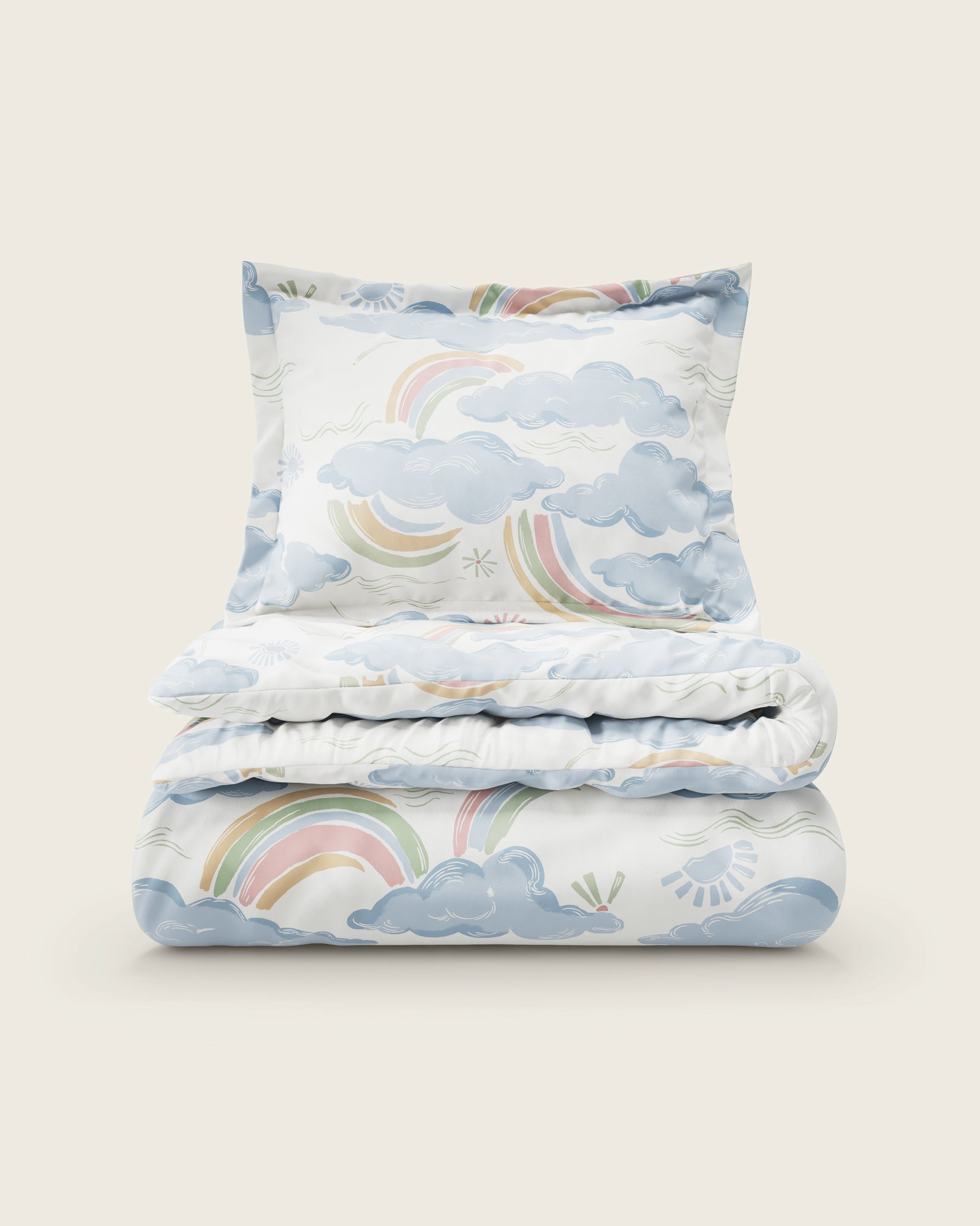 Rainbow Twin Duvet Cover Set