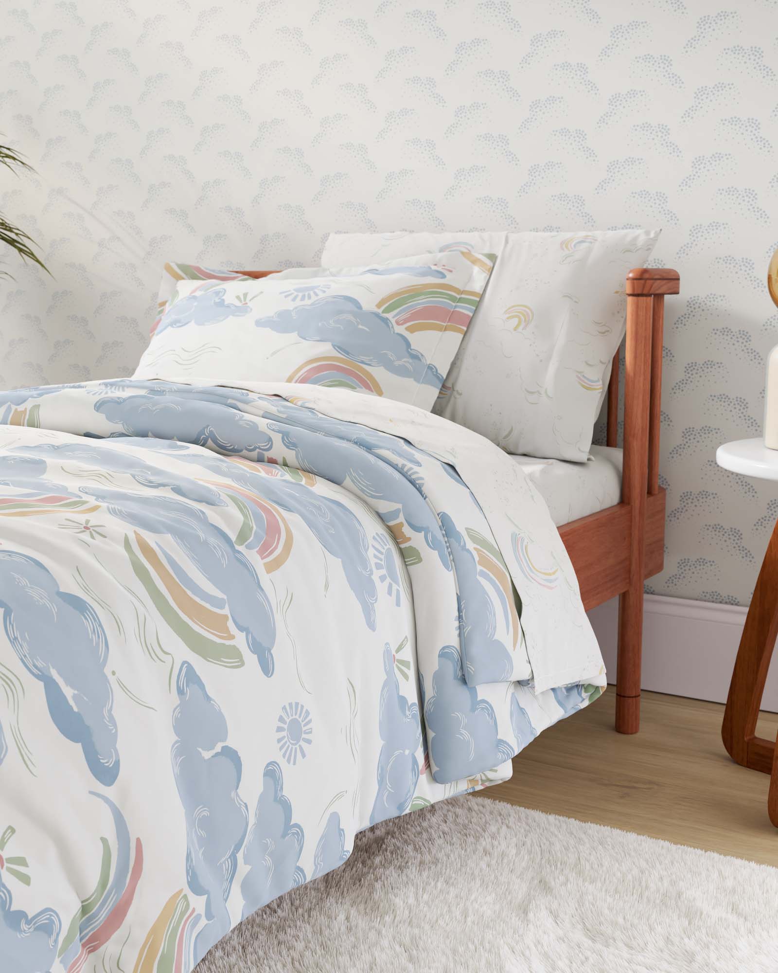 Rainbow Twin Duvet Cover Set