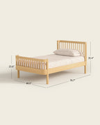 The Wave Kids Bed | Convertible Montessori Floor Bed to Twin