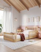 The Wave Kids Bed | Convertible Montessori Floor Bed to Twin