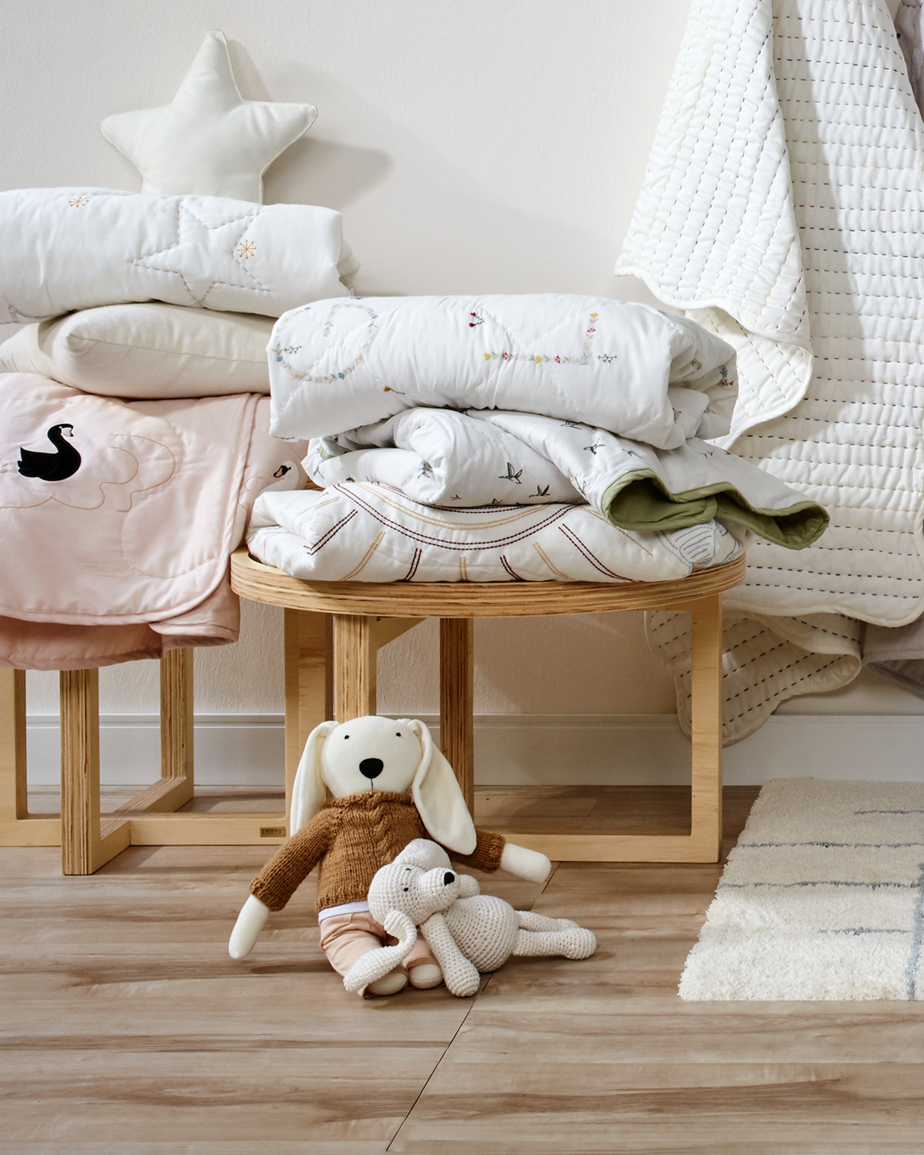 Alphabet Garden Baby Quilt