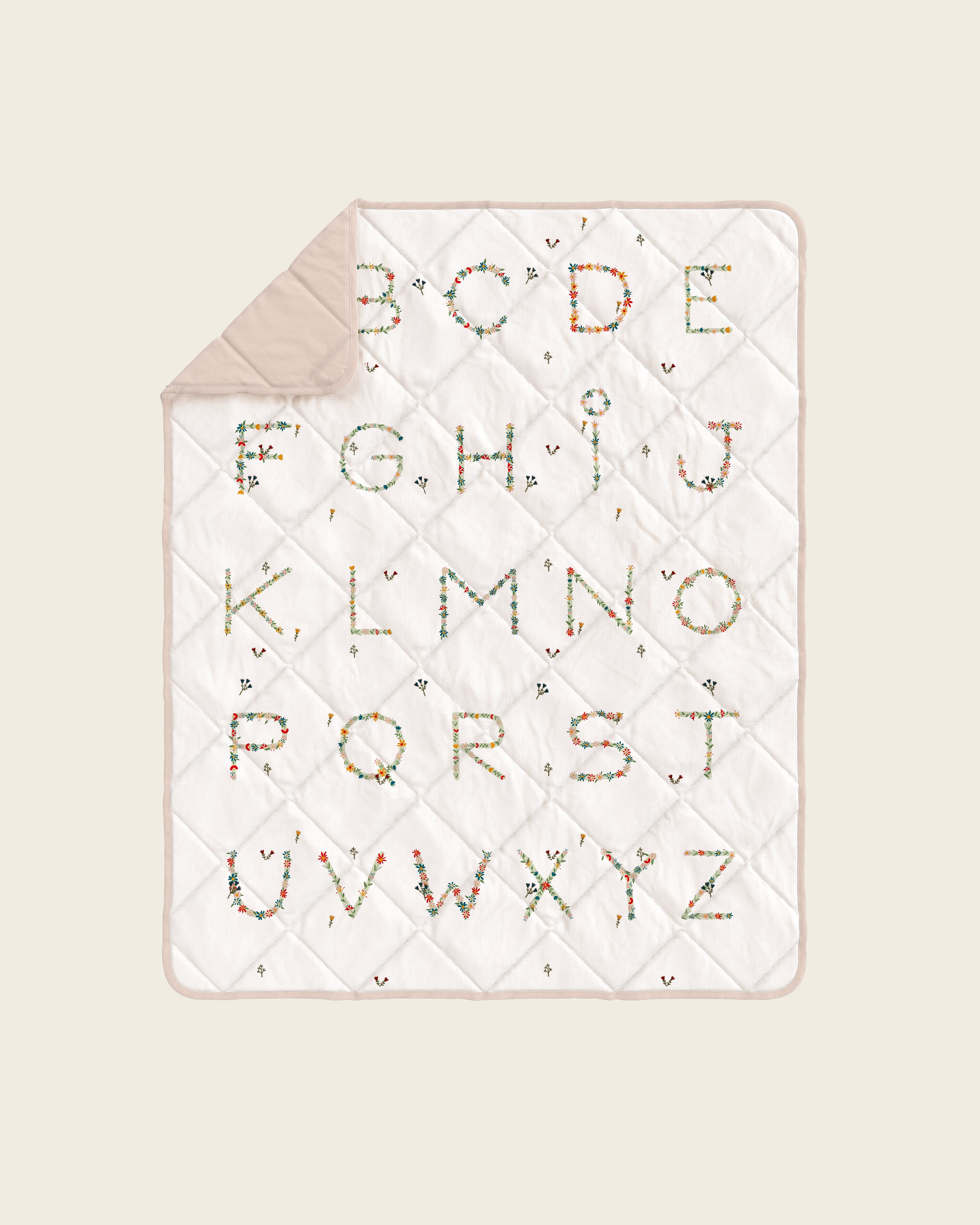 Alphabet Garden Baby Quilt