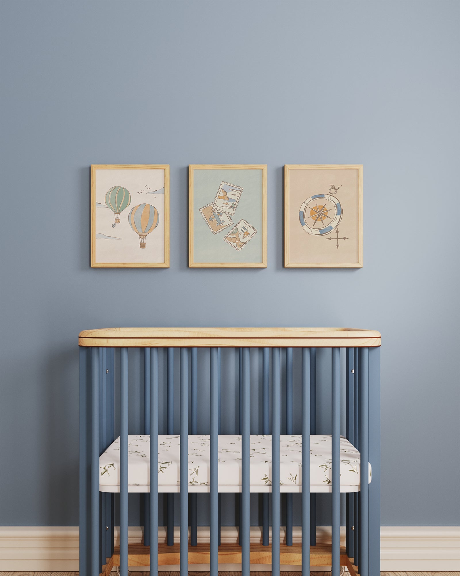 Bon Voyage Framed Wall Art Set