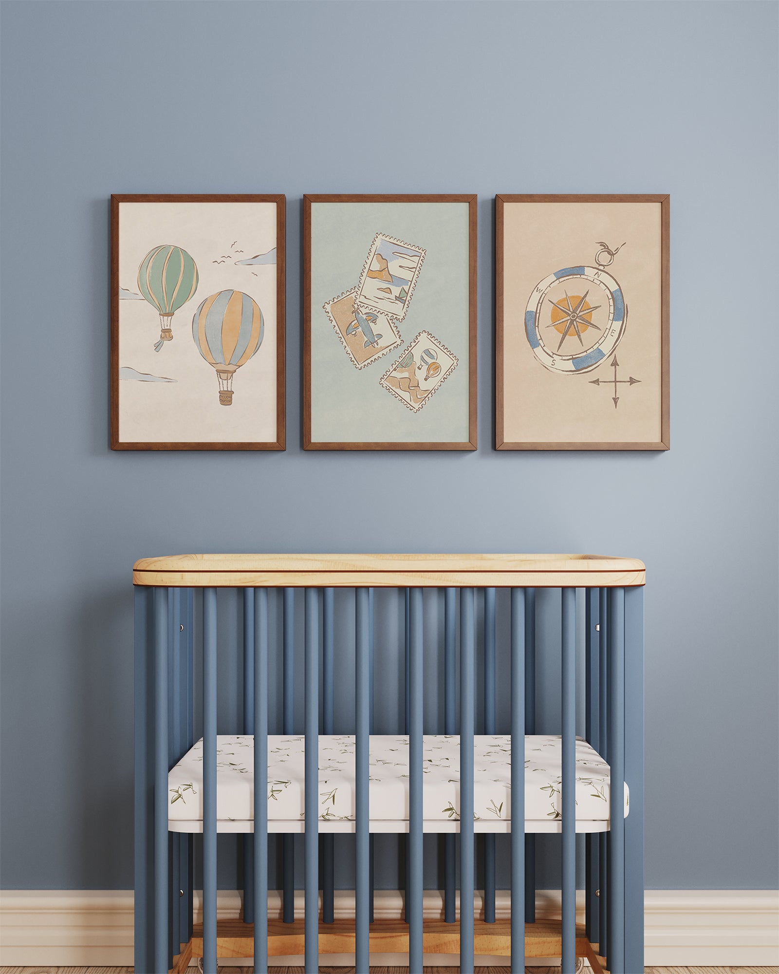 Bon Voyage Framed Wall Art Set