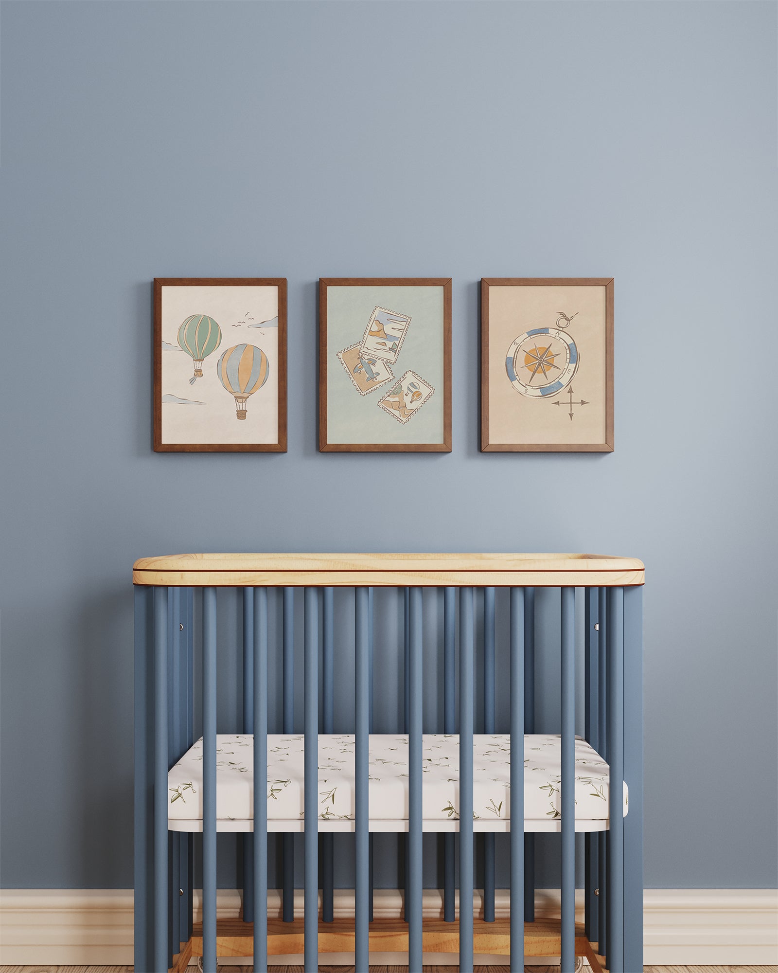 Bon Voyage Framed Wall Art Set