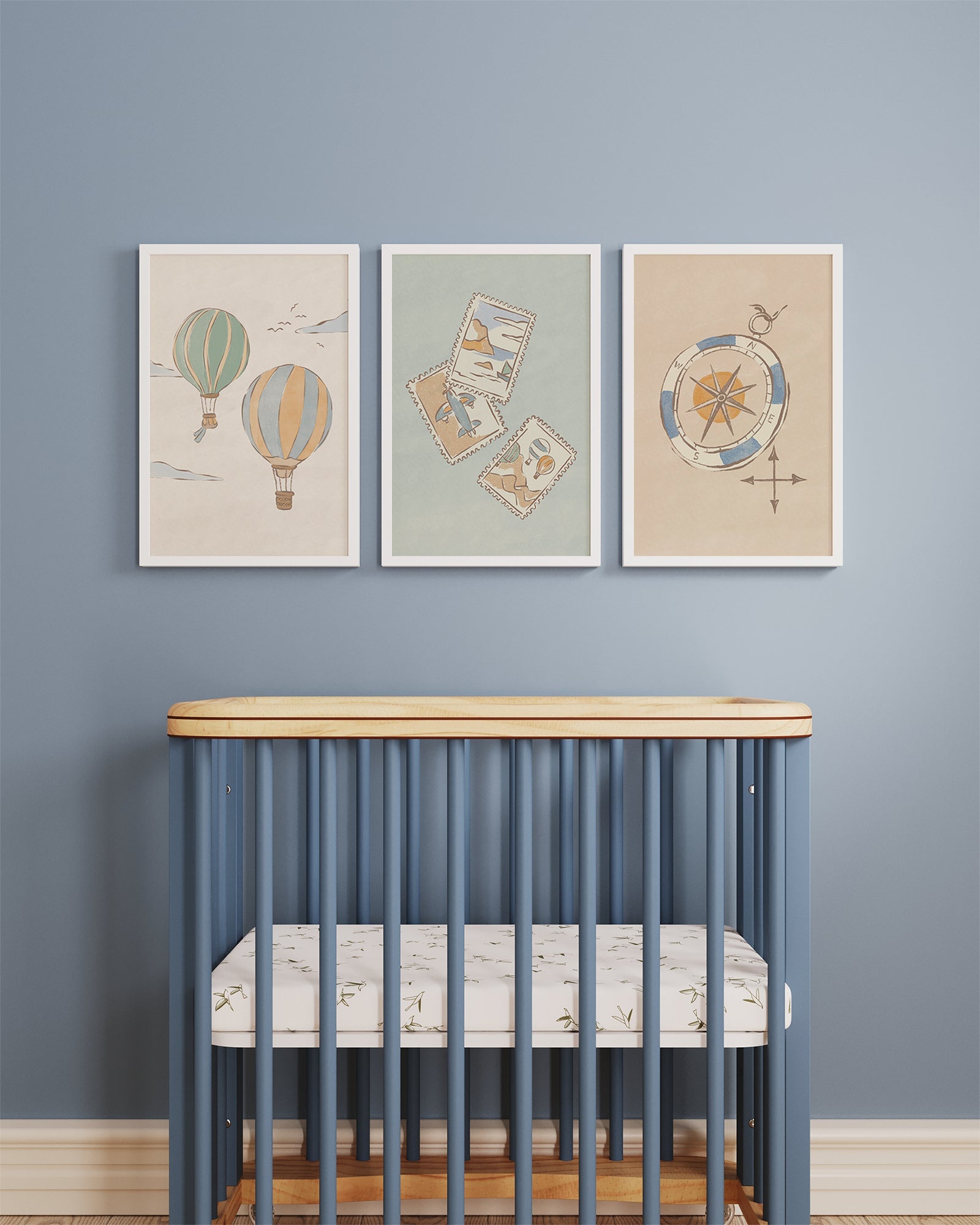 Bon Voyage Framed Wall Art Set