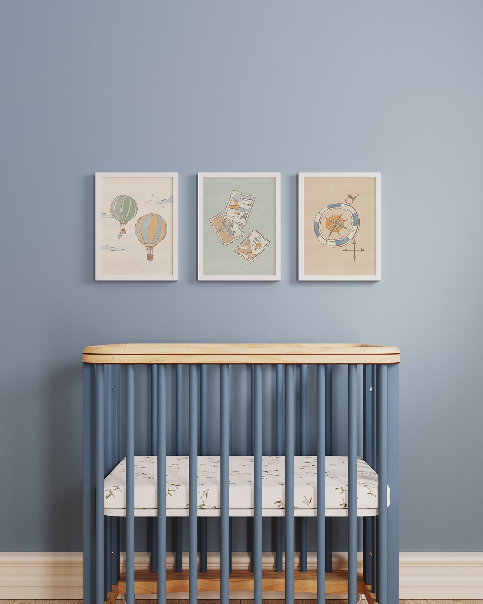 Bon Voyage Framed Wall Art Set