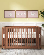 Bouncing Bunny Framed Wall Art Set in Rose