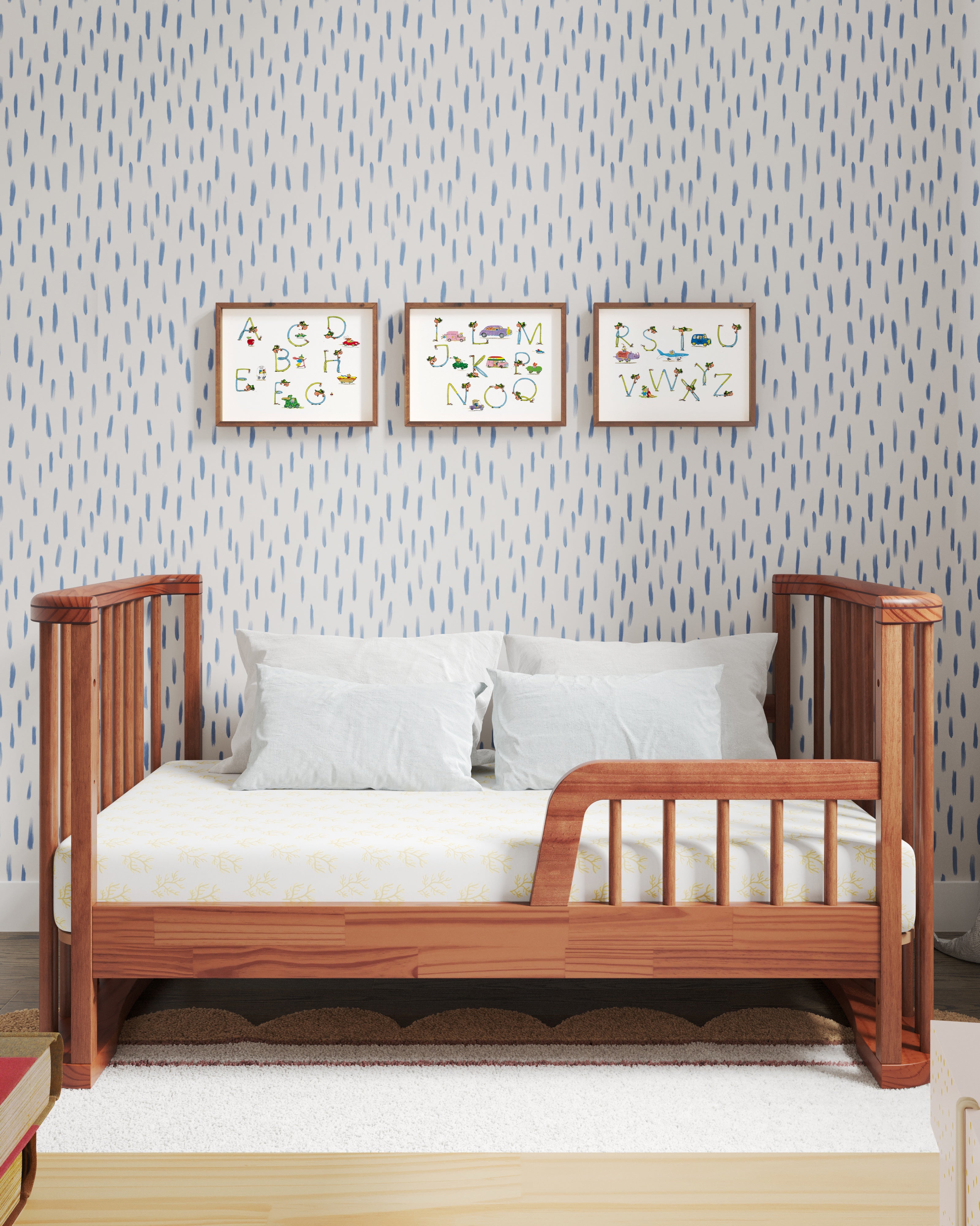 Busytown ABCs Framed Wall Art Set | Richard Scarry x Nestig