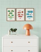Cars & Colors Framed Wall Art Set | Richard Scarry x Nestig