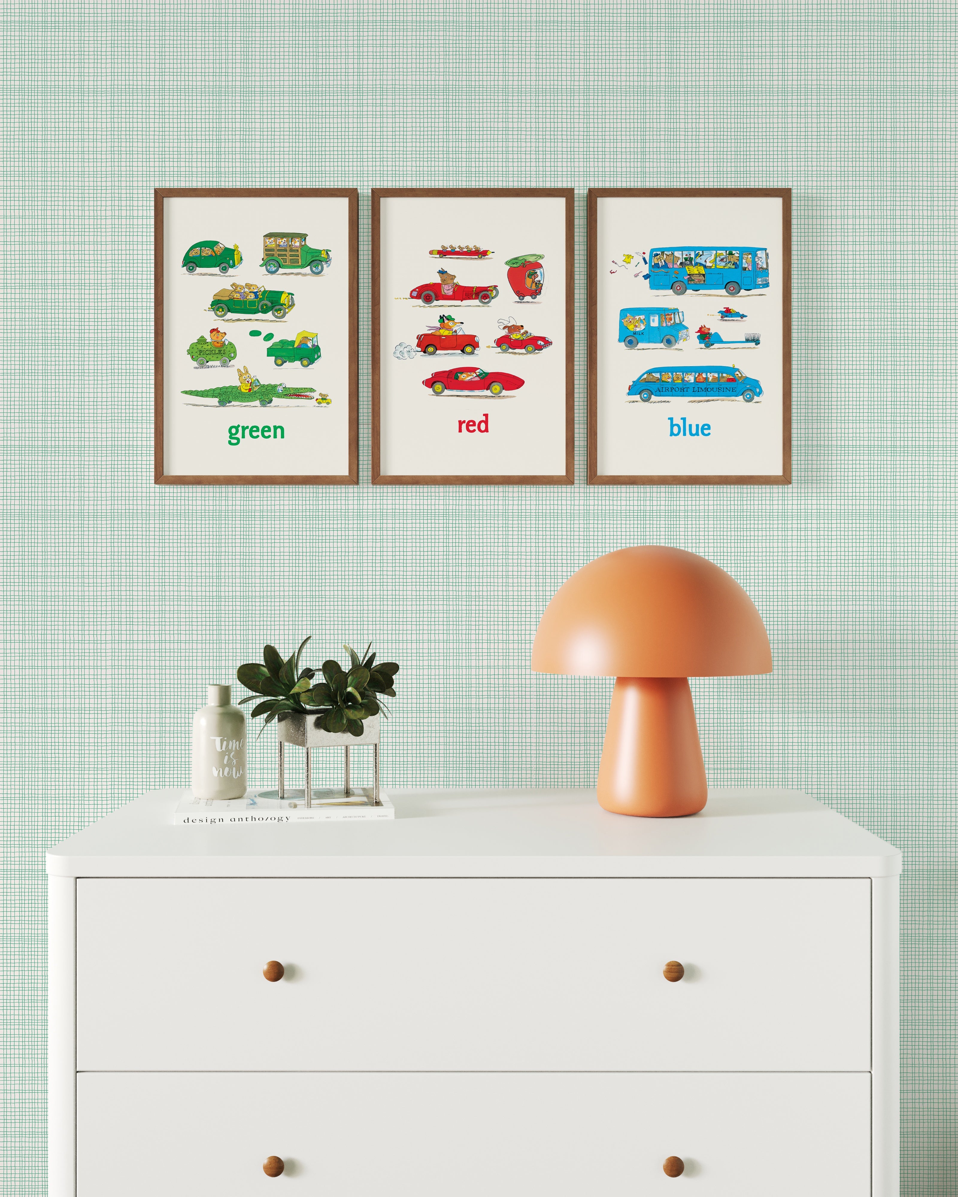 Cars & Colors Framed Wall Art Set | Richard Scarry x Nestig