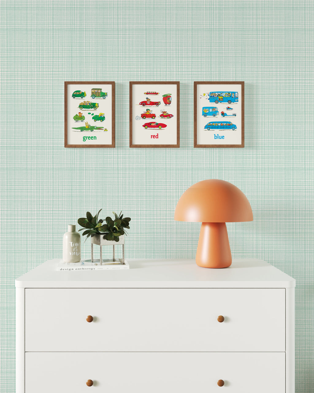 Cars & Colors Framed Wall Art Set | Richard Scarry x Nestig