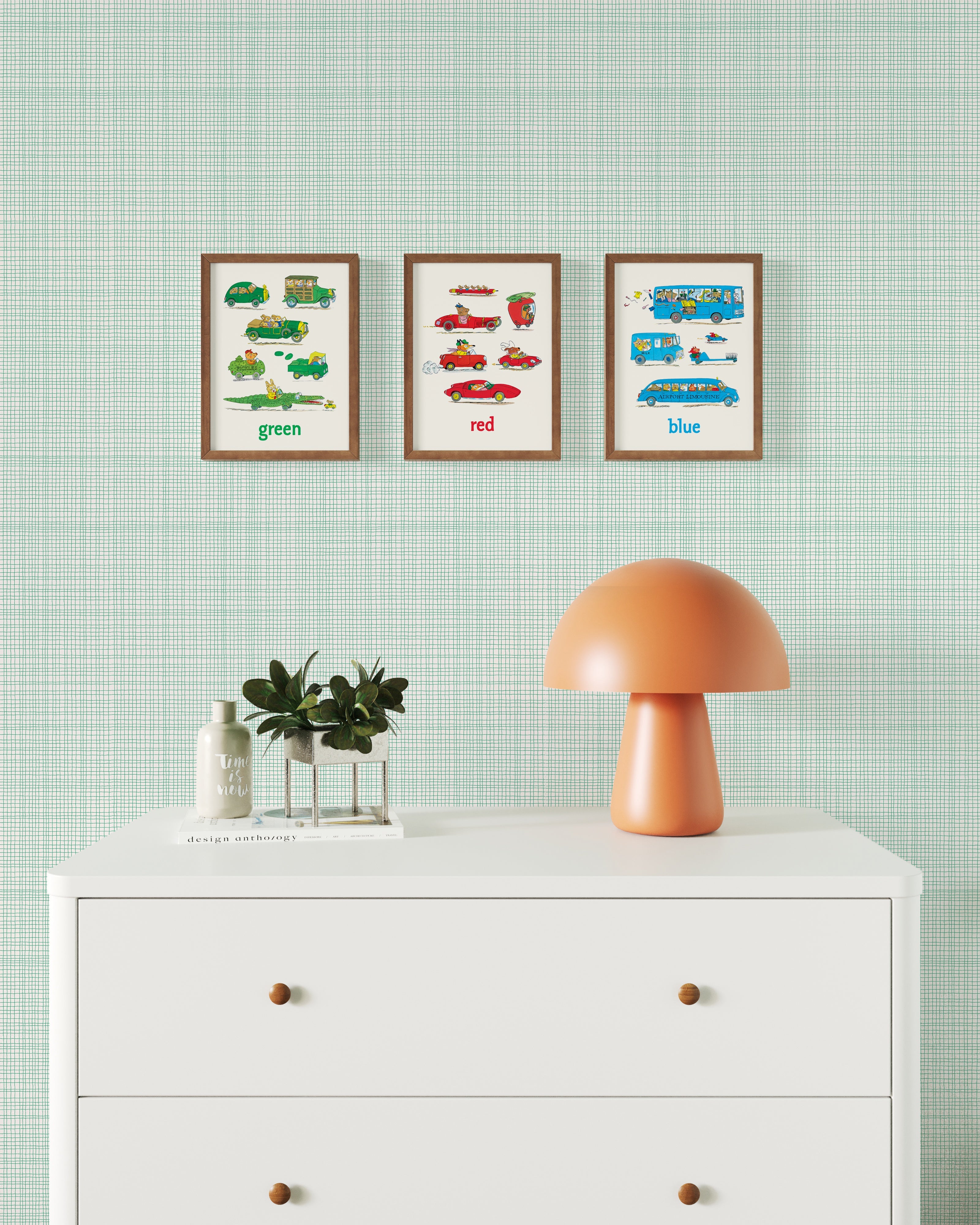 Cars & Colors Framed Wall Art Set | Richard Scarry x Nestig
