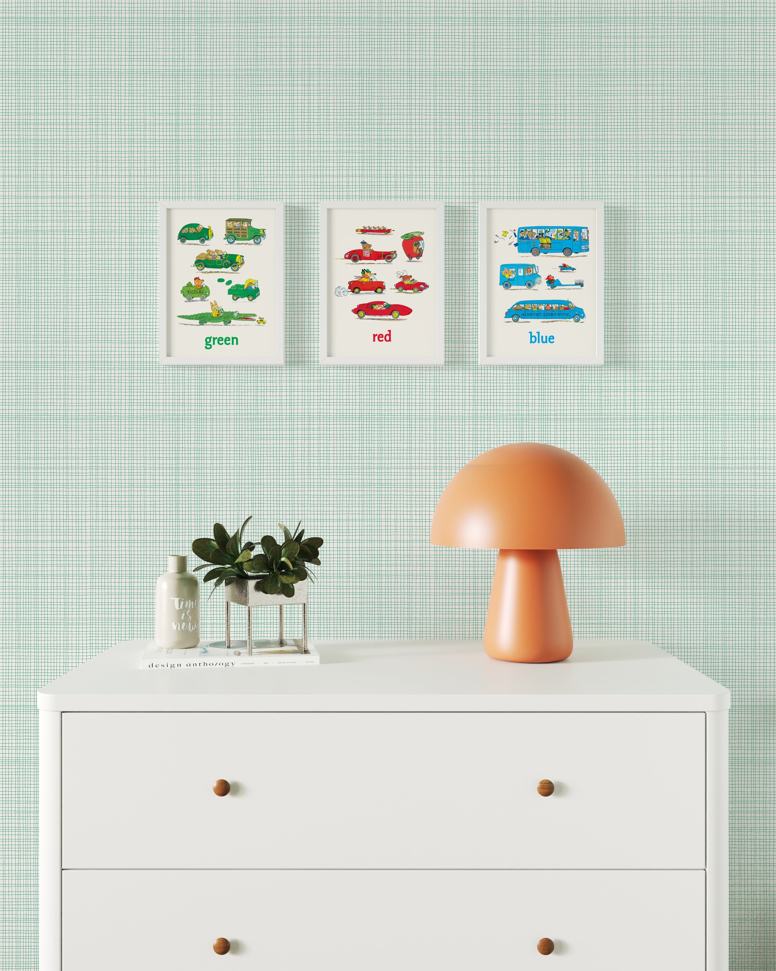 Cars & Colors Framed Wall Art Set | Richard Scarry x Nestig