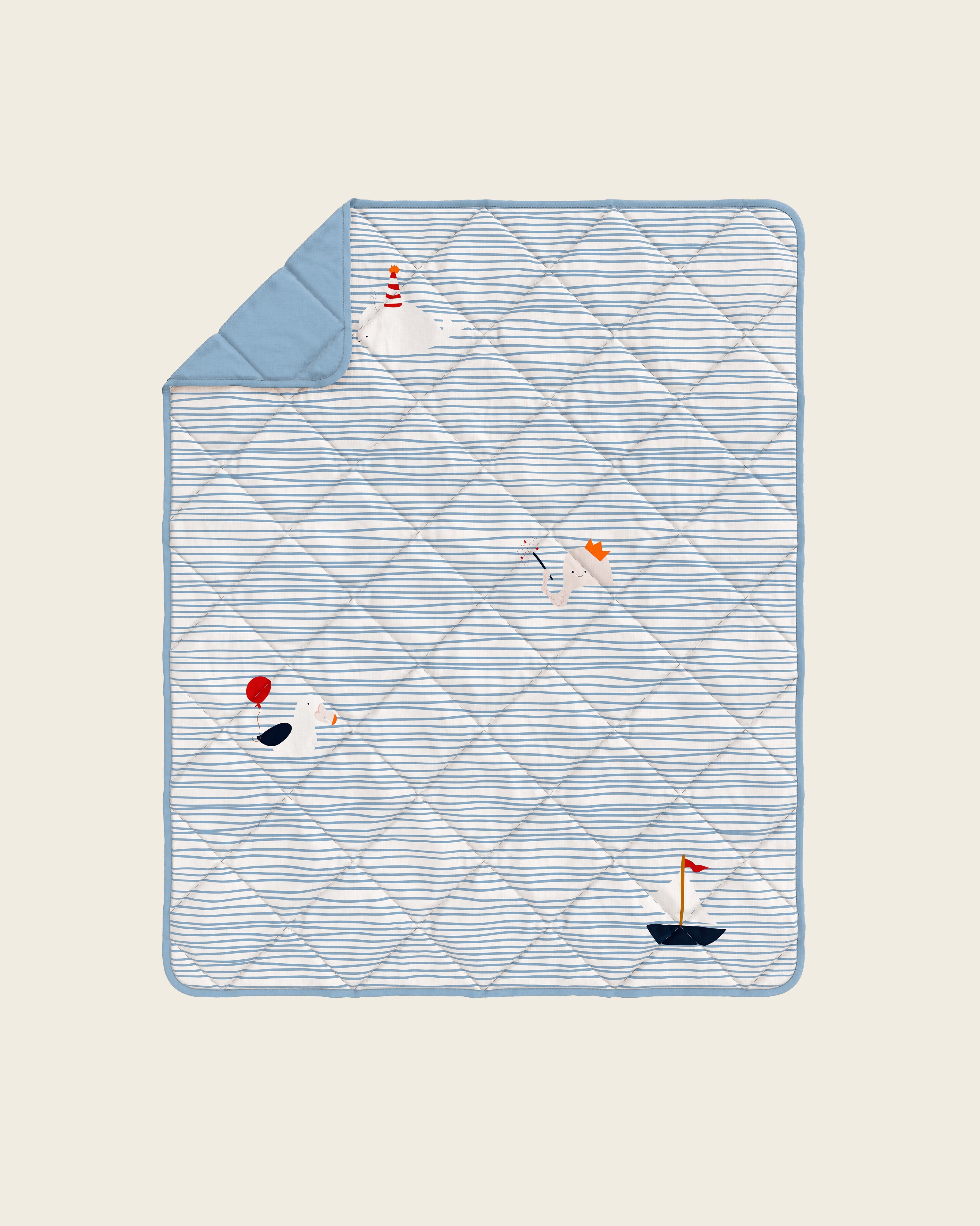 Deep Sea Party Baby Quilt