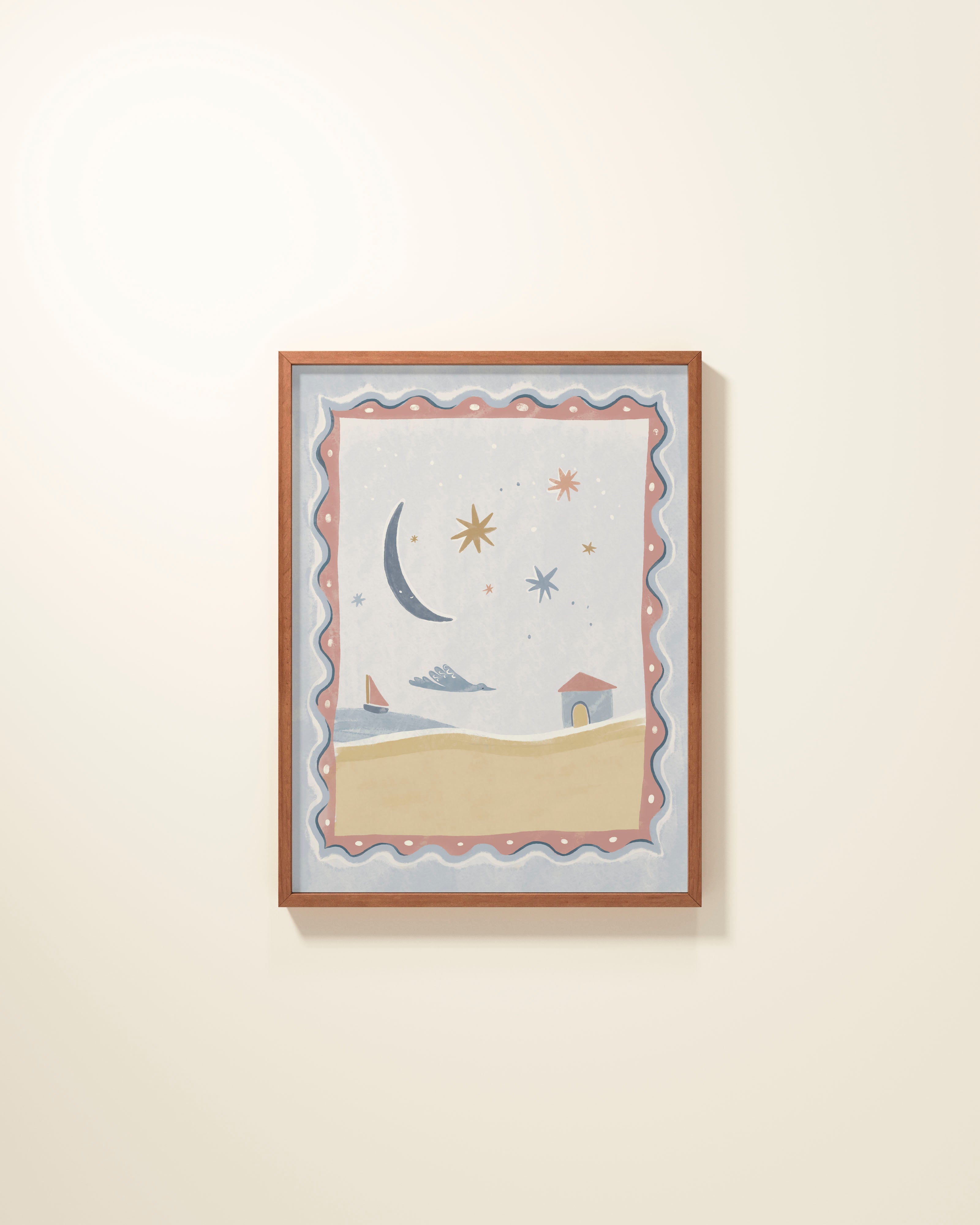 Folk Poetry Framed Wall Art