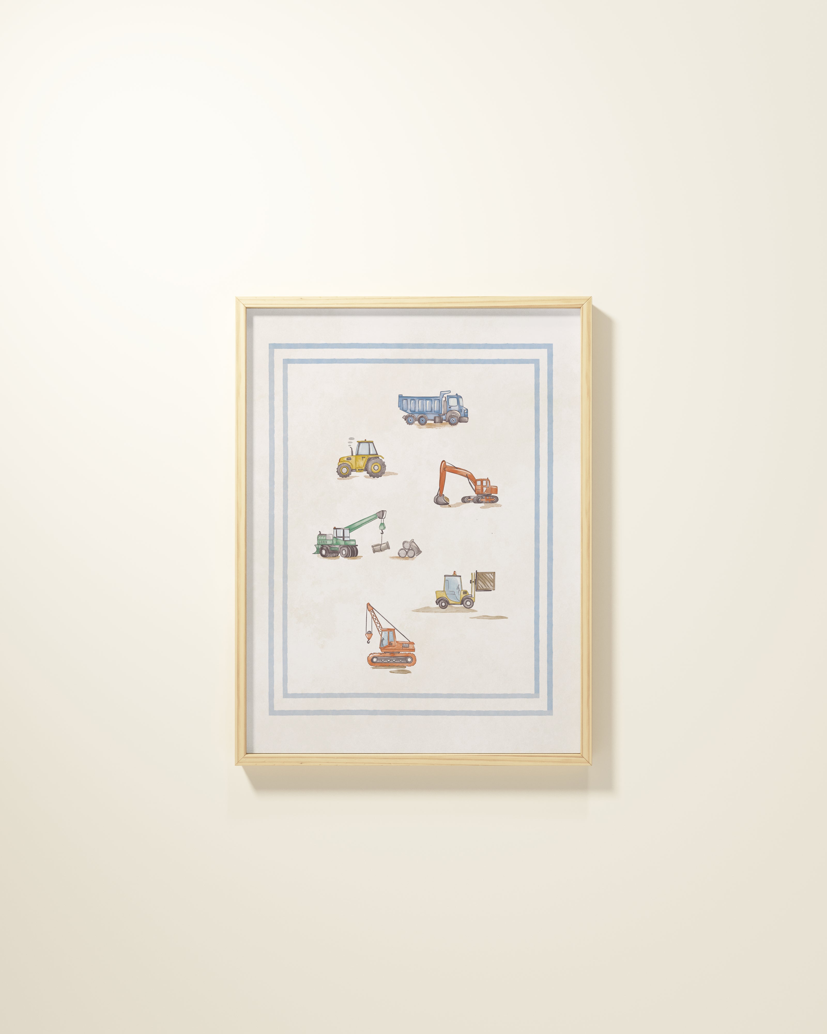 Road Work Framed Wall Art