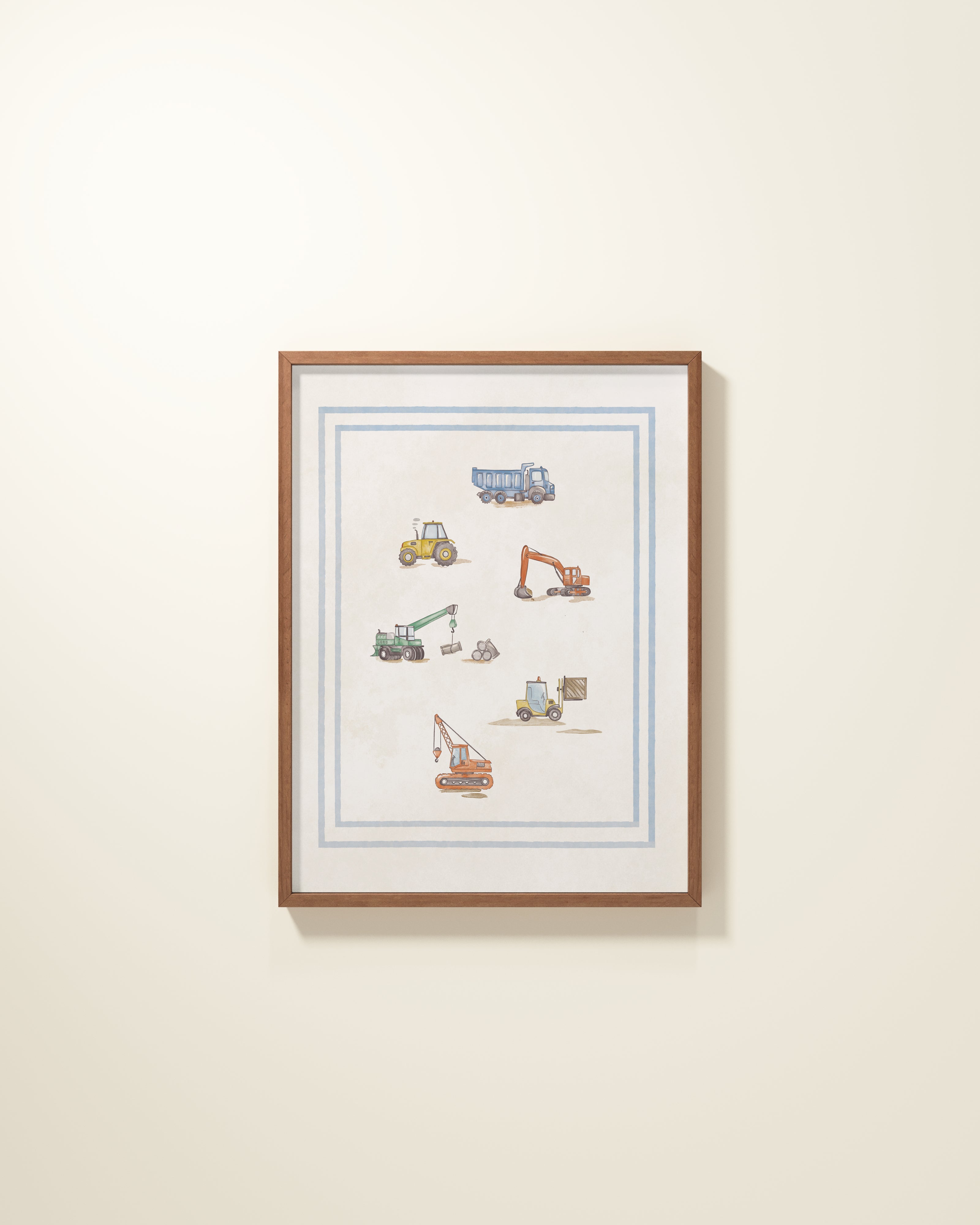 Road Work Framed Wall Art