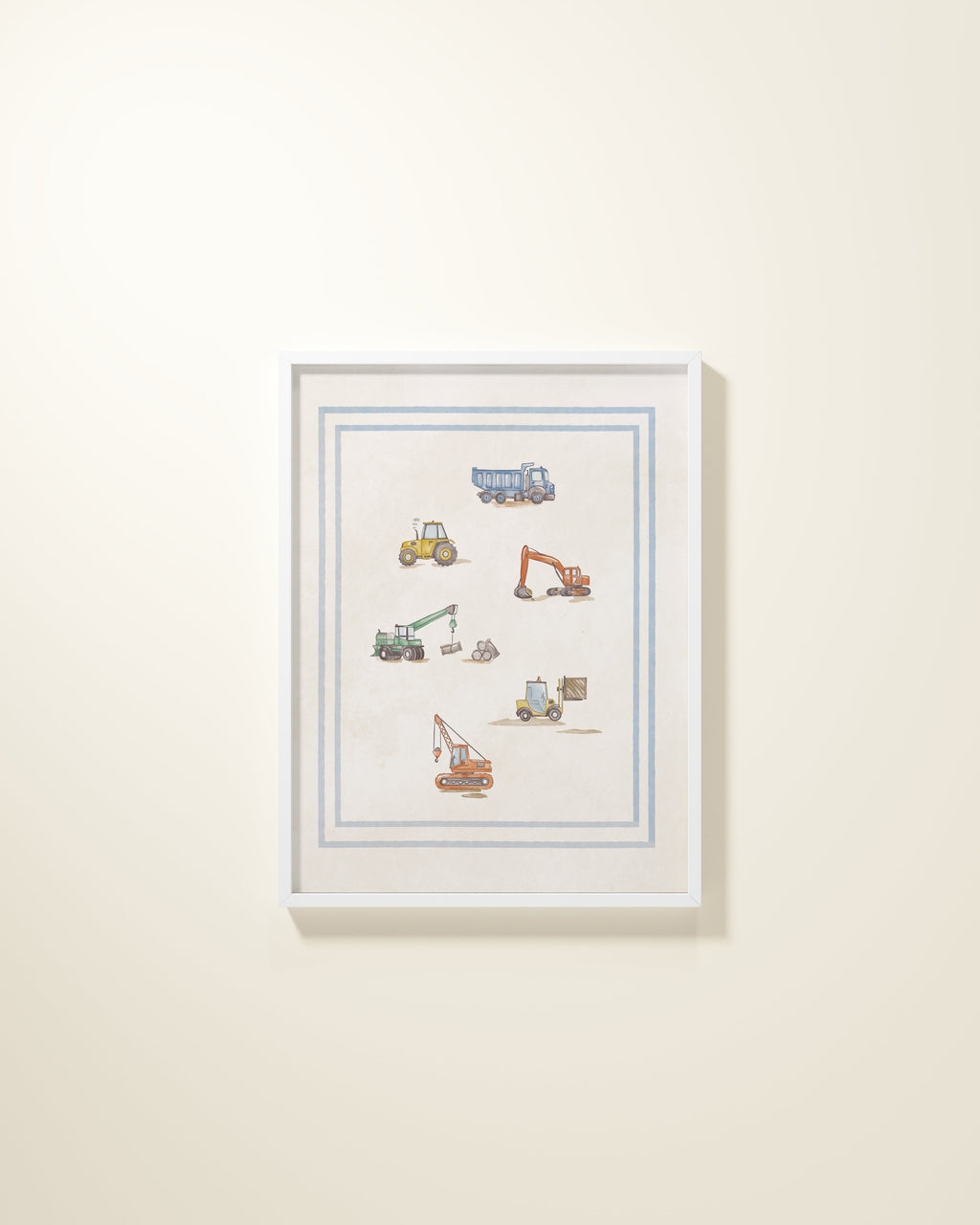 Road Work Framed Wall Art