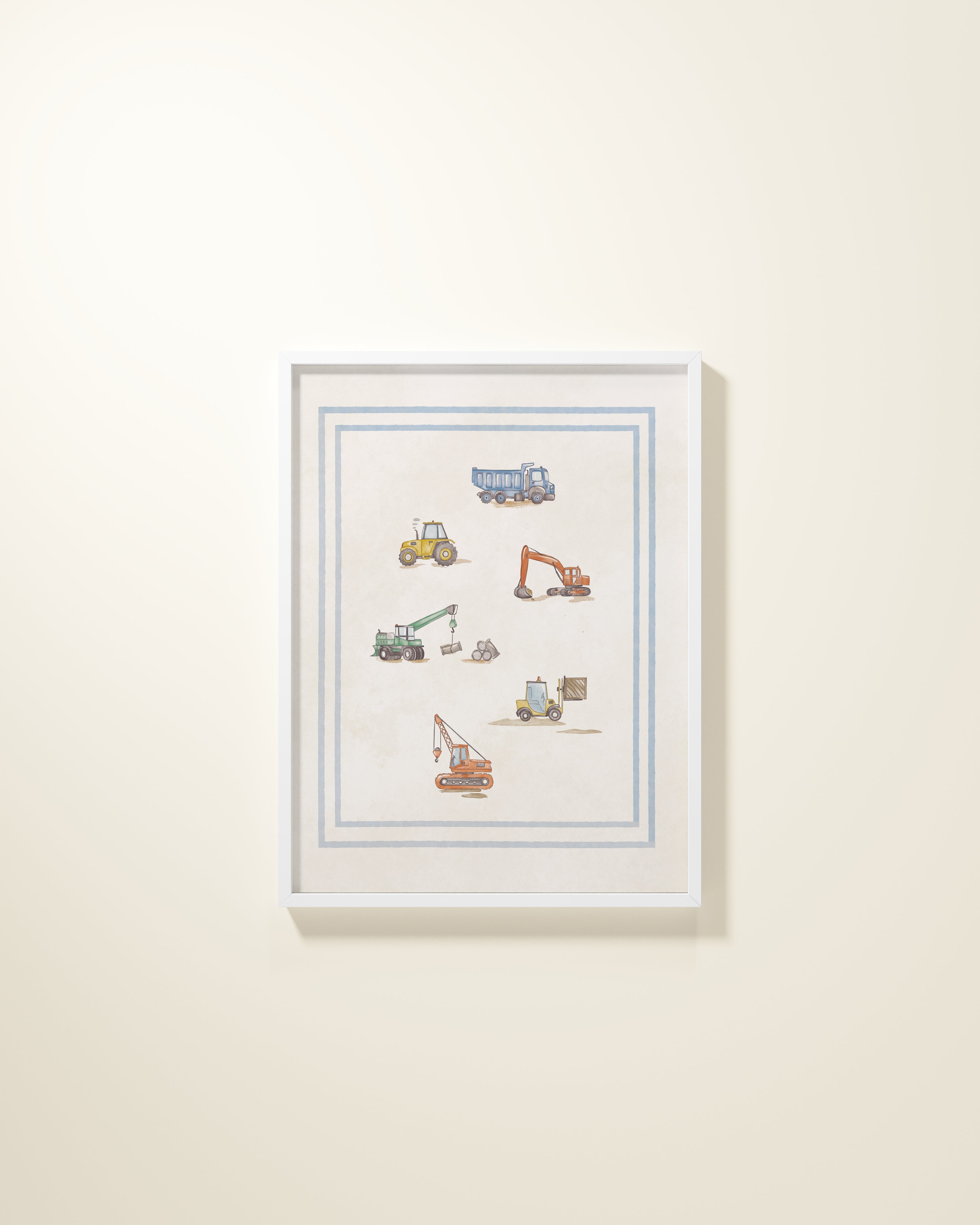 Road Work Framed Wall Art